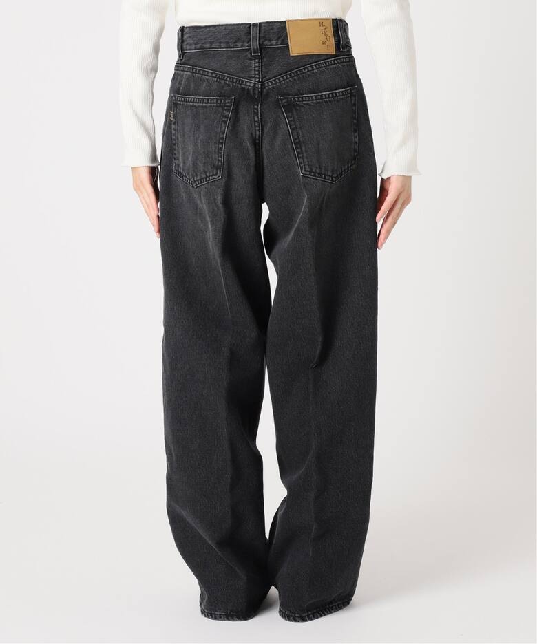 追加》【HAIKURE/ハイクル】BETHEANY ASIAN FIT MID BLACK：デニム  