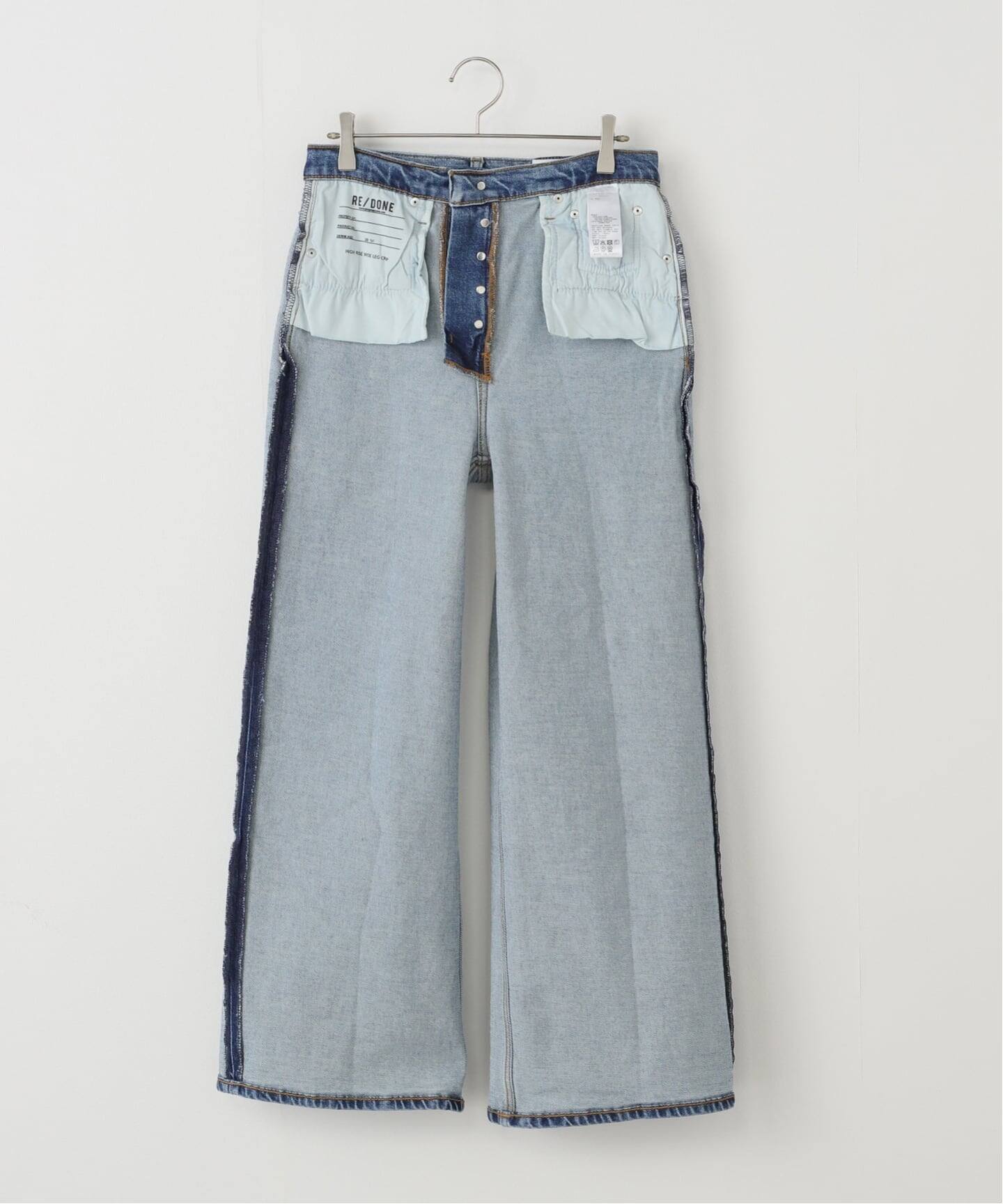 RE/DONE リダン】 HIGH RISE WIDE LEG CROP（デニムパンツ・ジーンズ