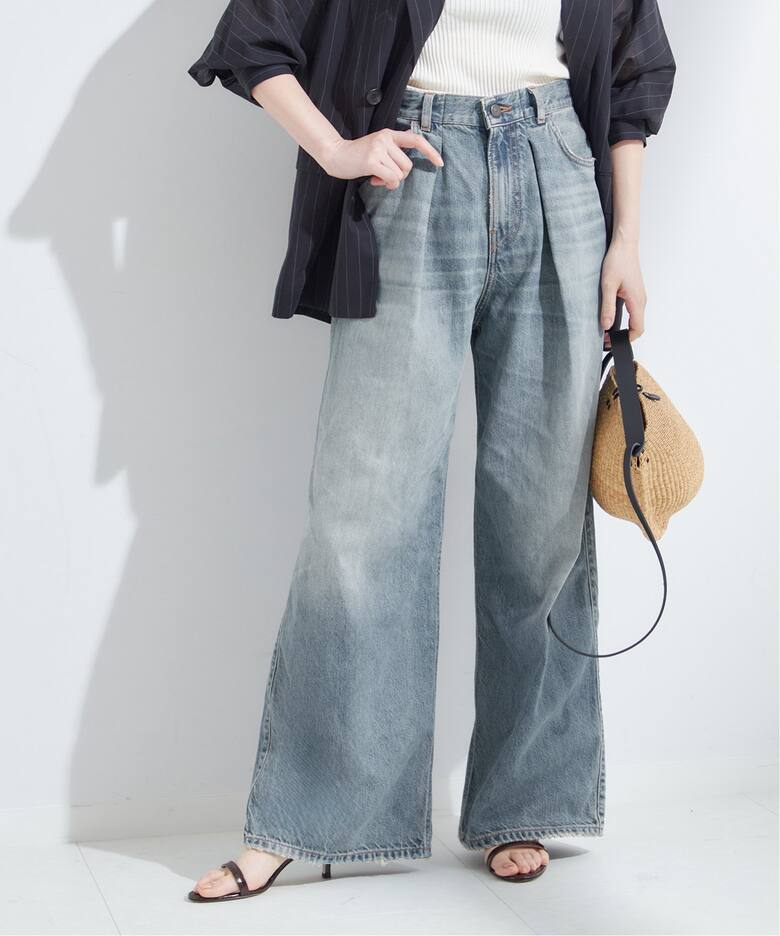 HAIKURE/ハイクル】CANDY BLUE TENCEL ASIAN FIT：デニム（デニム  