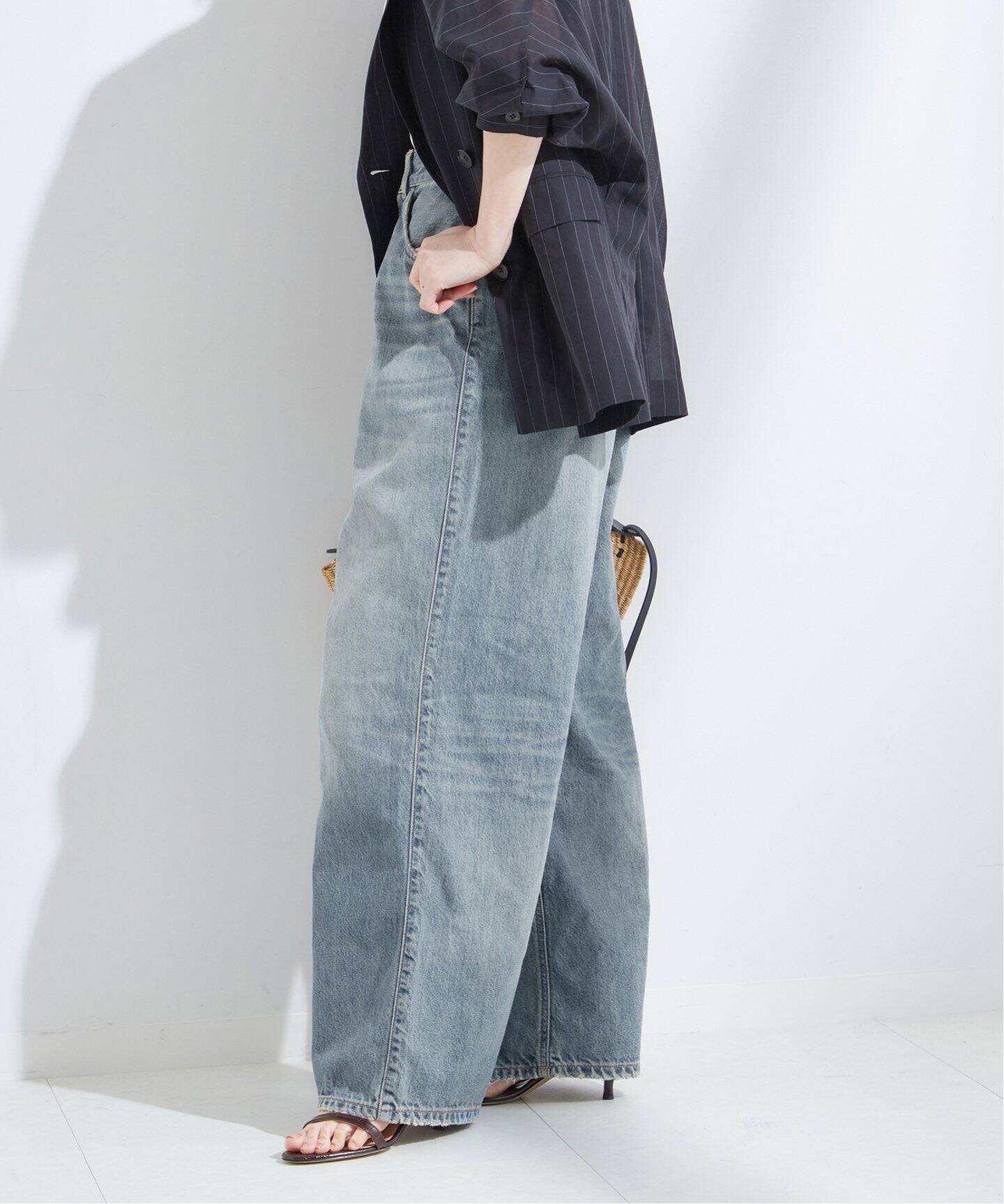HAIKURE/ハイクル】CANDY BLUE TENCEL ASIAN FIT：デニム（デニム 