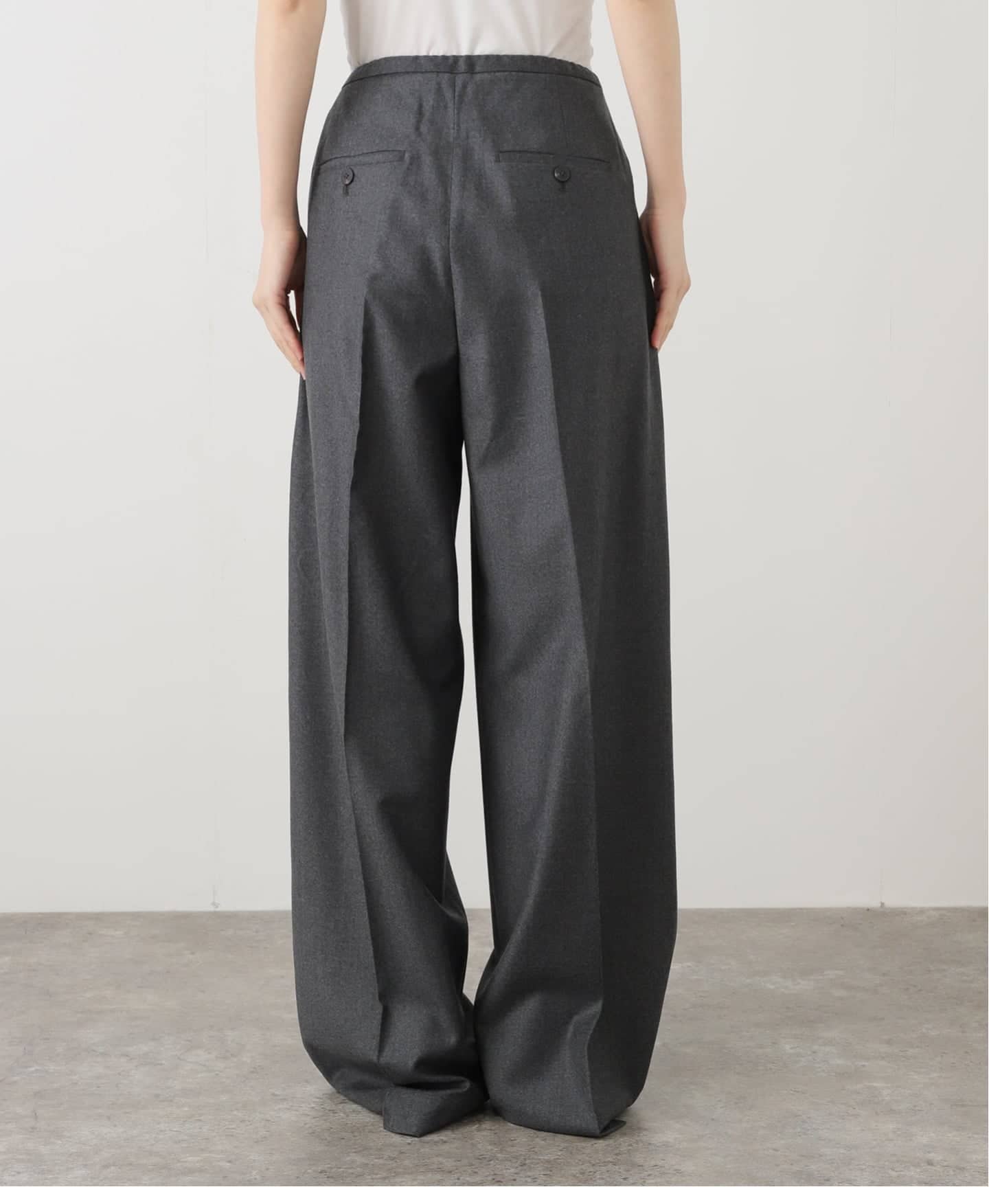 ROHE/ロヘ】 Relaxed soft wool trousers（スラックス）｜JOURNAL