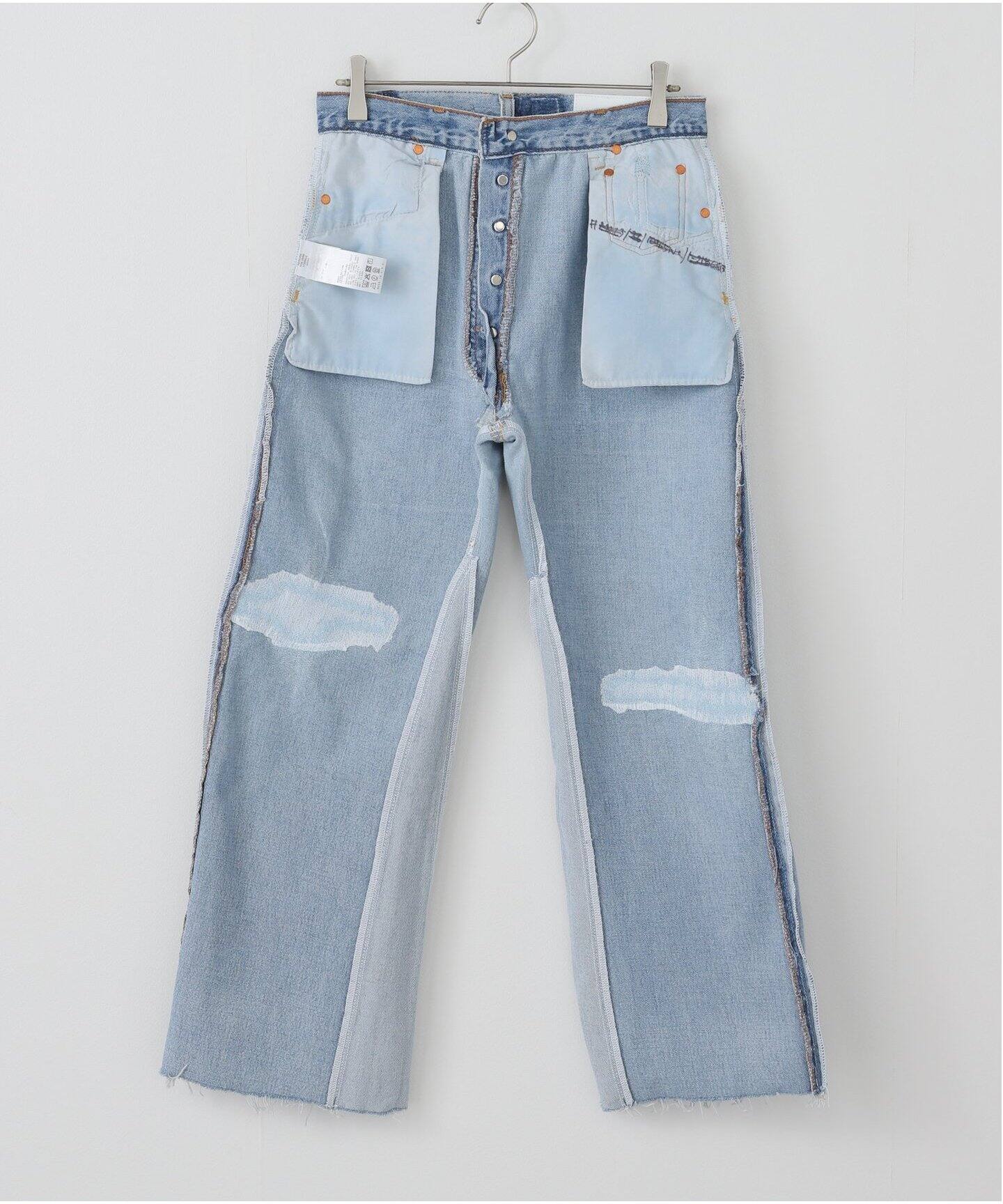 RE/DONE デニム♡新品 RE/DONE/リダン】HIGH RISE WIDE LEG CROP：デニム（デニム