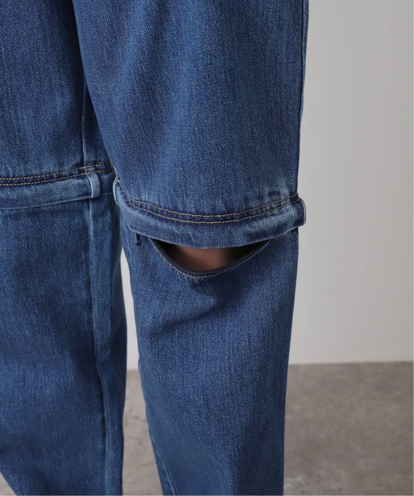 ジャーナルスタンダード レサージュ（journal standard L’essage）/【TIBI/ティビ】LARS DENIM CONVERTIBLE ZIP JEAN：デニム TIBI/ティビ】LARS DENIM CONVERTIBLE ZIP JEAN：デニム（デニムパンツ