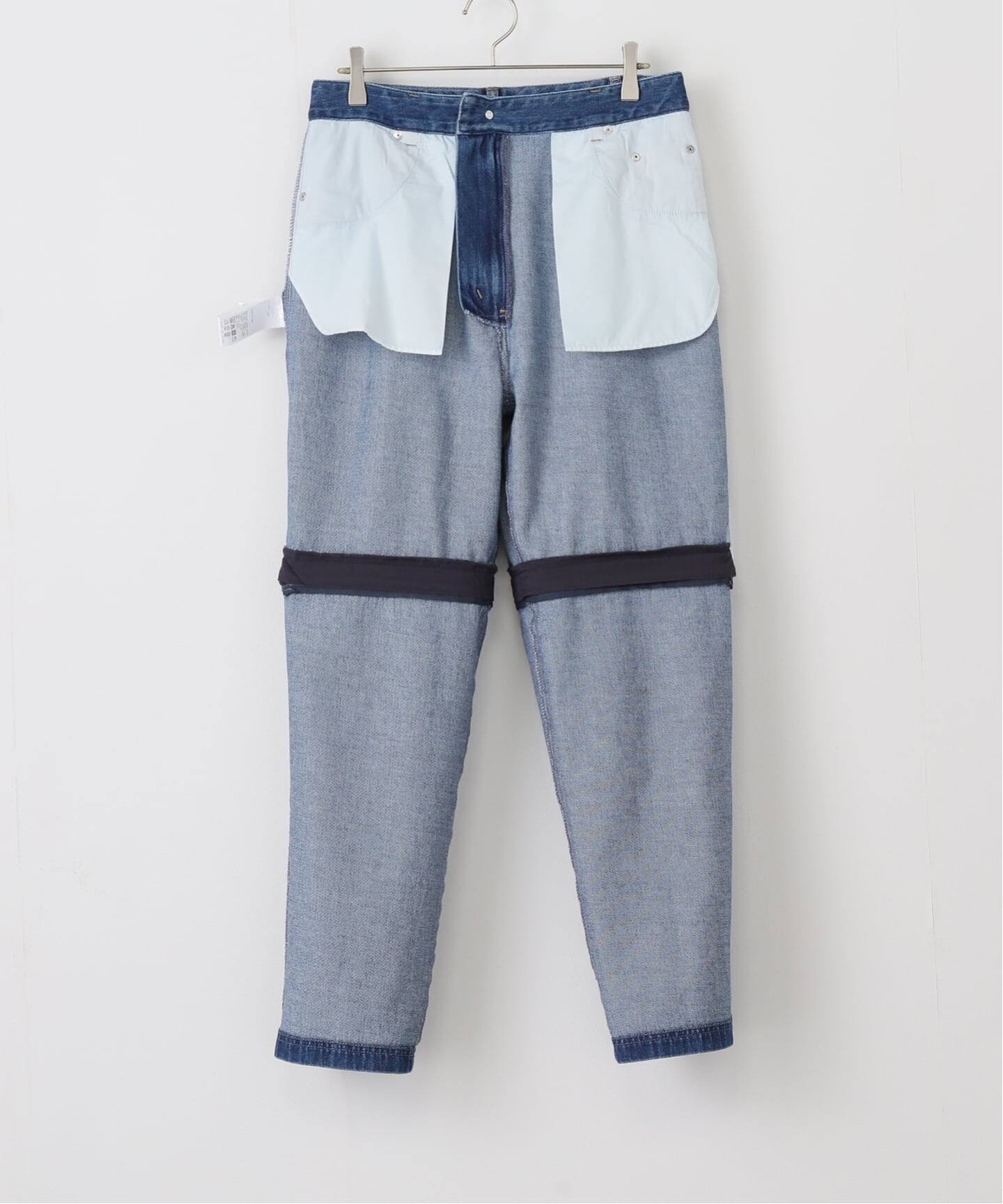 TIBI/ティビ】LARS DENIM CONVERTIBLE ZIP JEAN：デニム（デニムパンツ