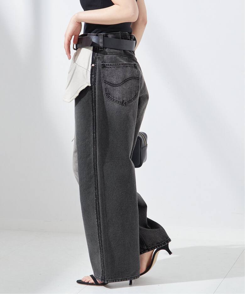 別注》【INSCRIRE*LEE*LESSAGE】COWBOY/RIDERSPANTS：デニム（デニム 