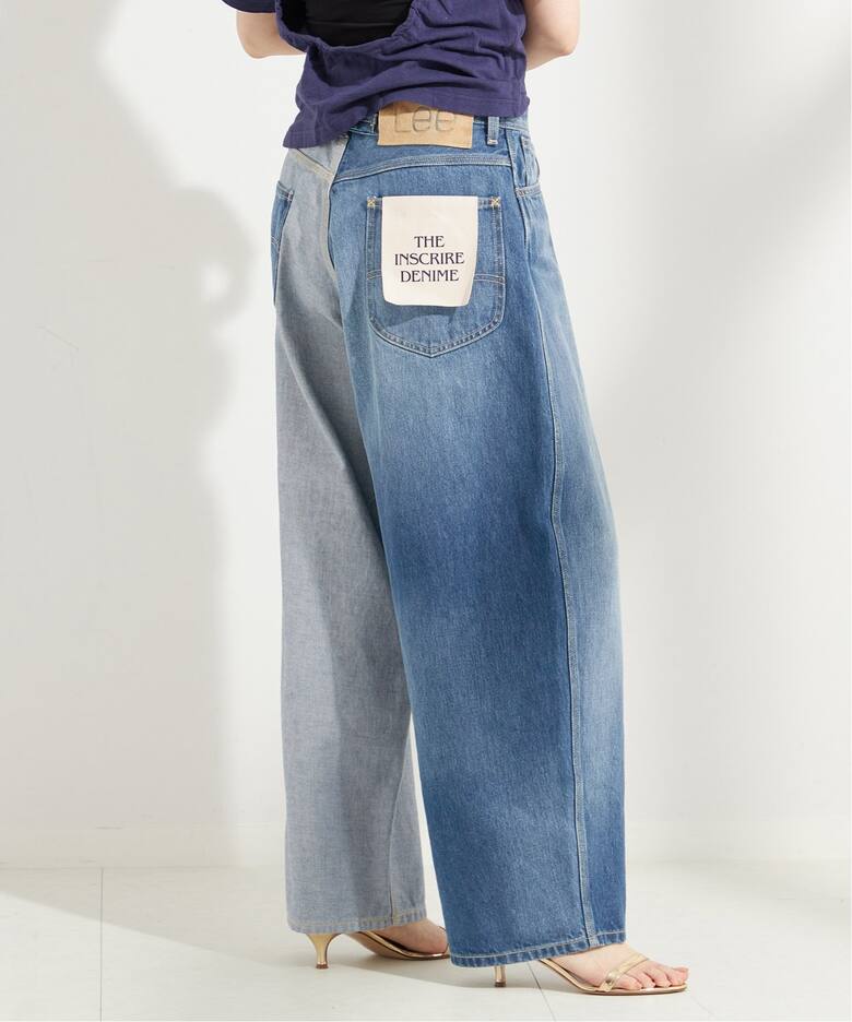 別注》【INSCRIRE*LEE*LESSAGE】COWBOY/RIDERSPANTS：デニム（デニム 