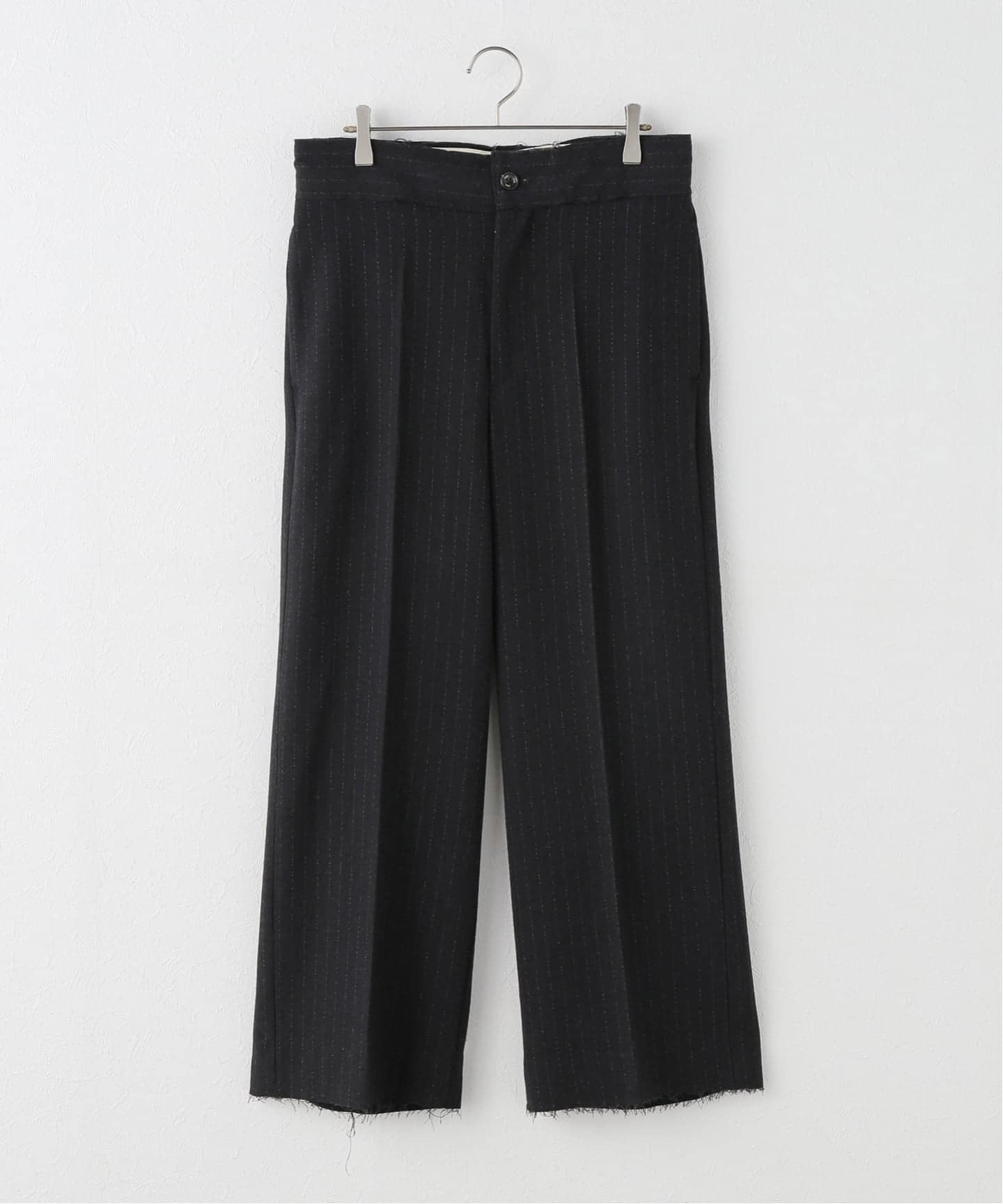 Uhr/ウーア】Wool / Silk Striped Pants：パンツ（スラックス