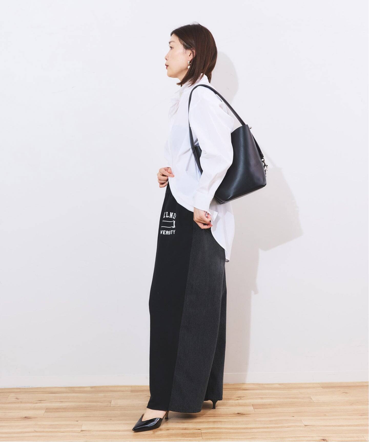 INSCRIRE*LEE*LESSAGE】ドッキングパンツ：デニム（デニムパンツ
