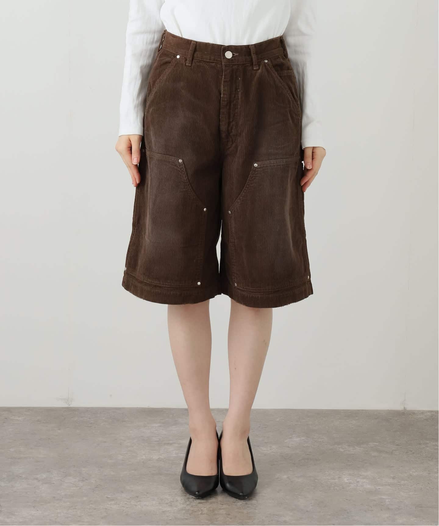 JANE SMITH】 8W COTTON CORDUROY SHORTS：パンツ（ショート・ハーフ