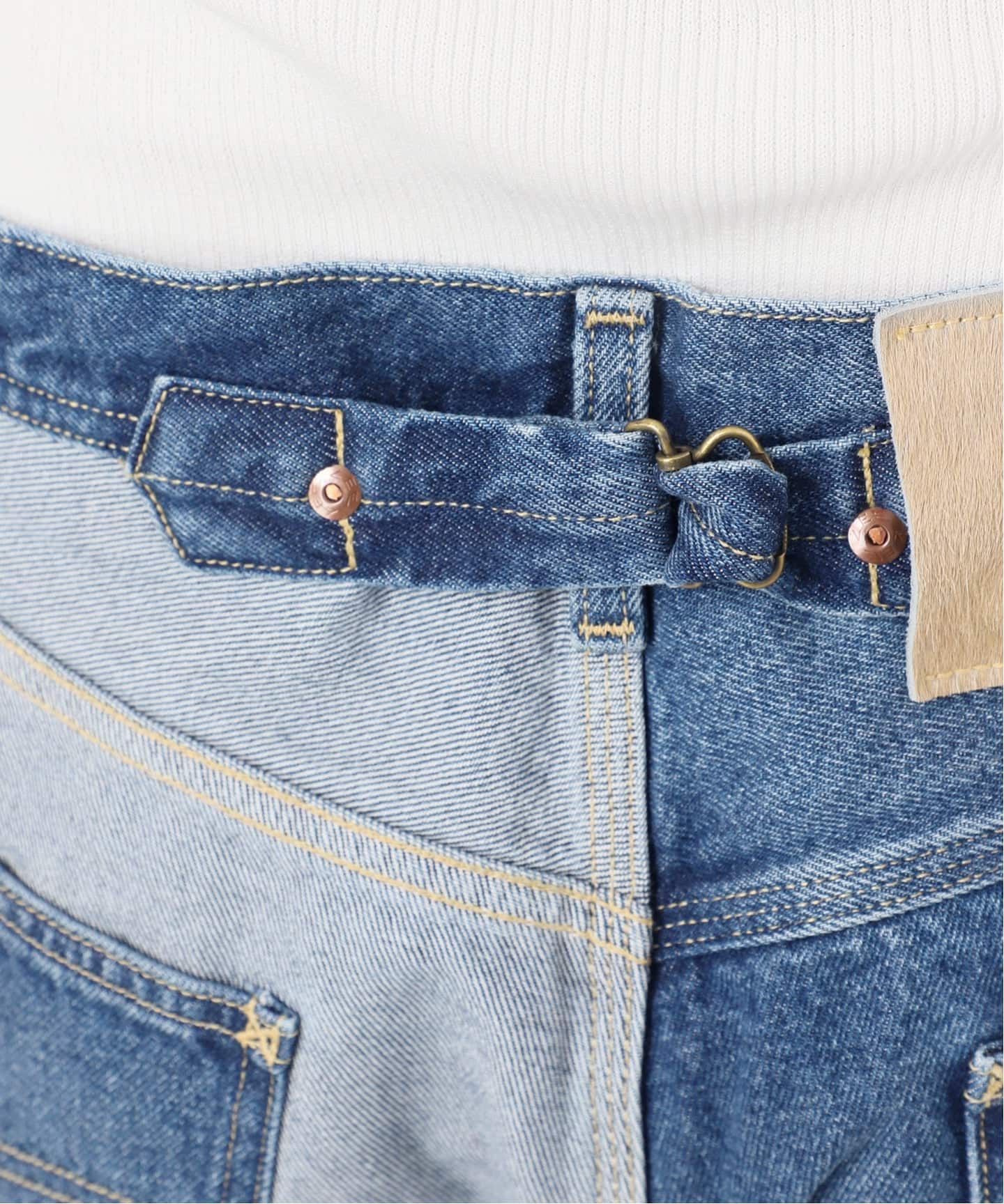 追加》《別注》【INSCRIRE*LEE*LESSAGE】COWBOY/RIDERSPANTS：デニム