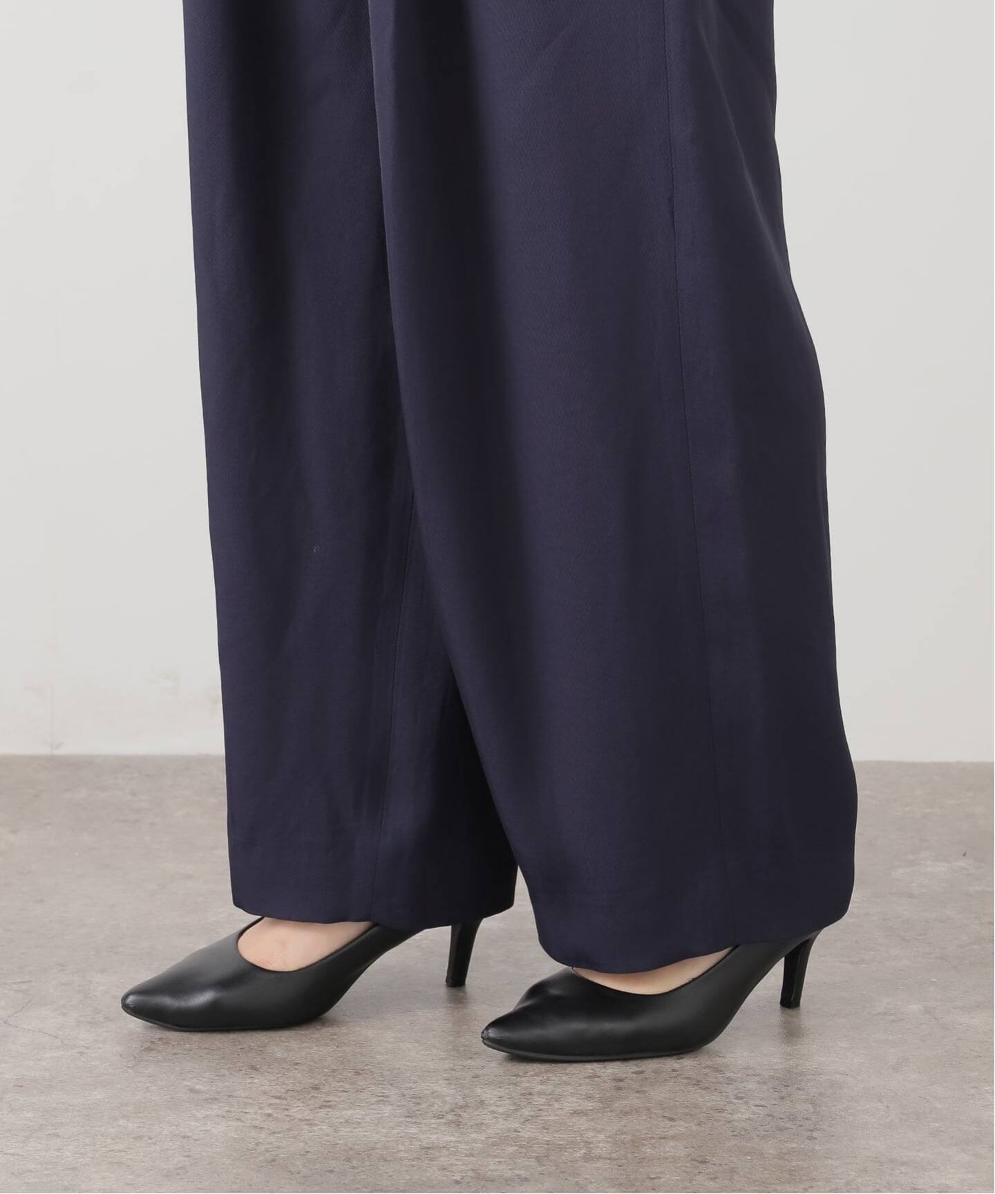 TOGA PULLA/トーガプルラ】Acetate twill suspender pants：パンツ