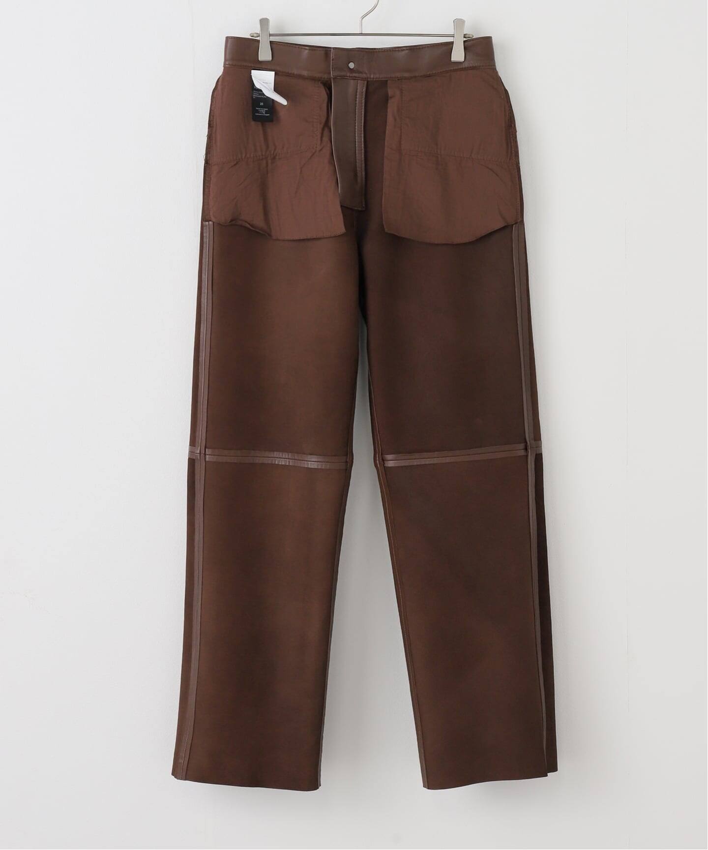 HAIKUREハイクル】 BONNIE ASIAN FIT LEATHER：パンツ（スラックス