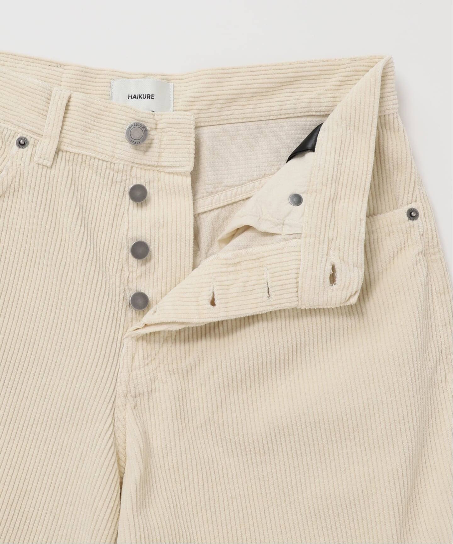 HAIKURE/ハイクル】BETHANY ASIAN FIT VELVET VIC：コーデュロイパンツ