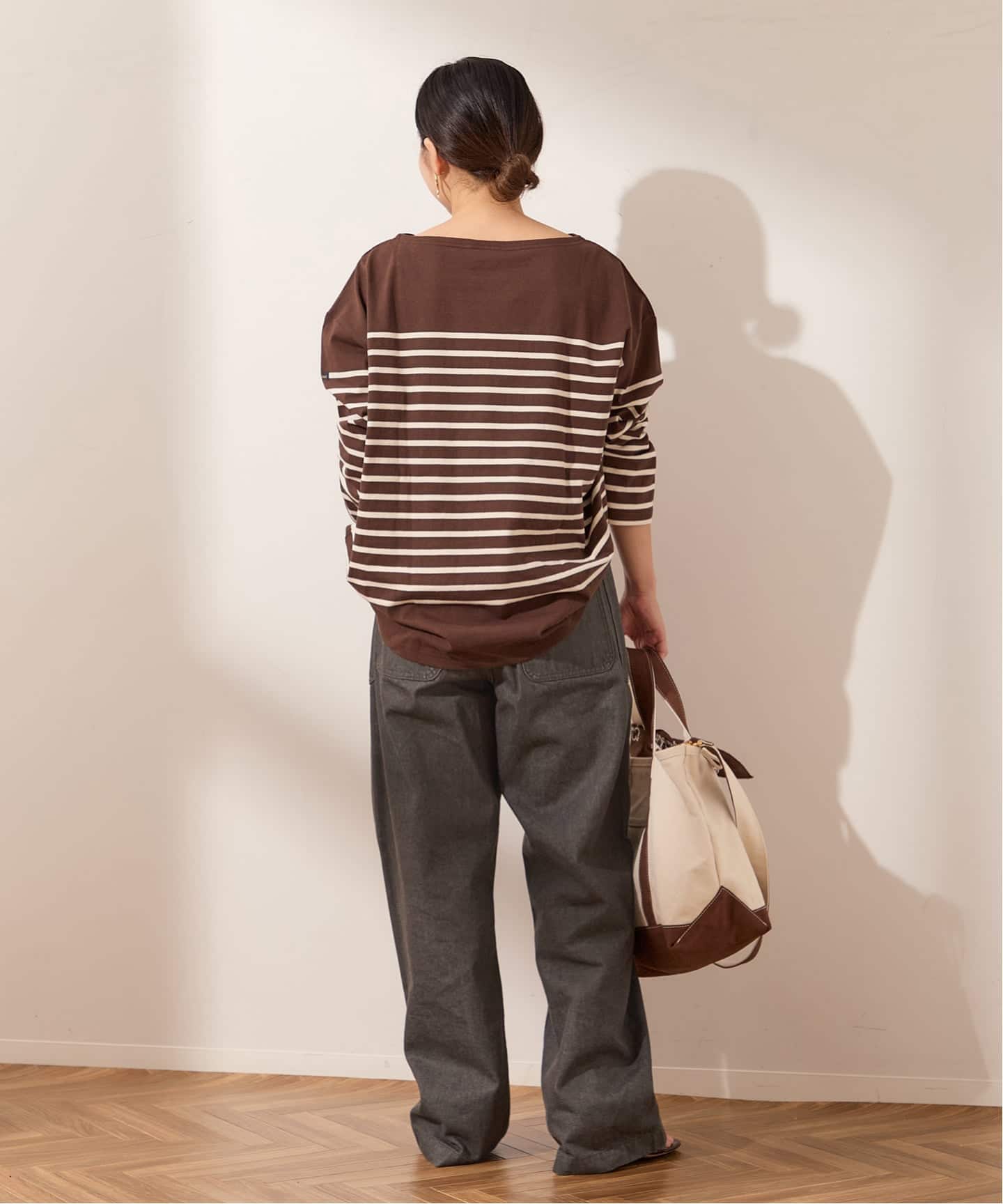 THE NEWHOUSE ザ•ニューハウス ハッピー リブニットパンツ THE NEWHOUSE ザ•ニューハウス ハッピー リブニットパンツ