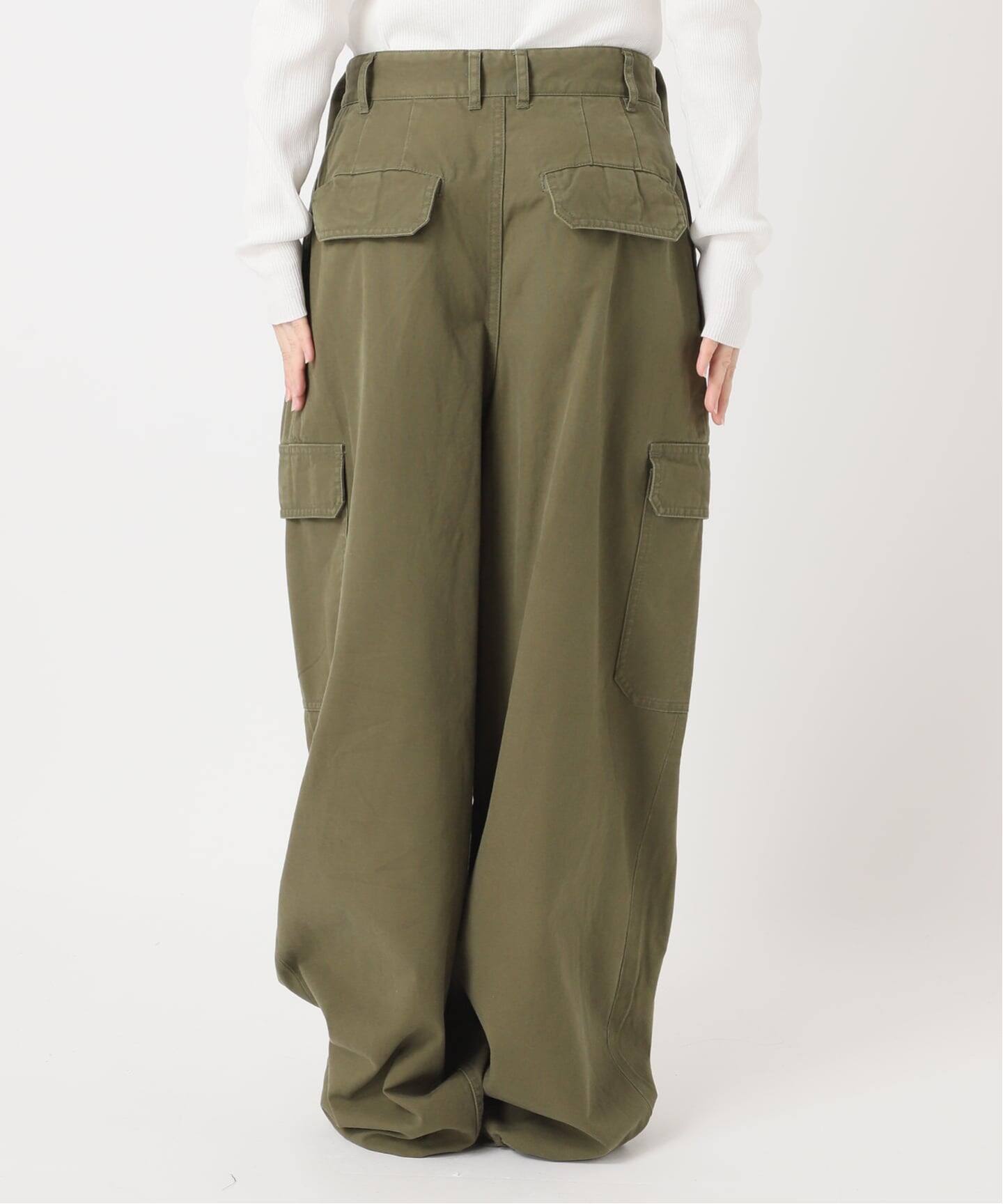 INSCRIRE /アンスクリア】Duck Cargo Pants：カーゴパンツ（カーゴ