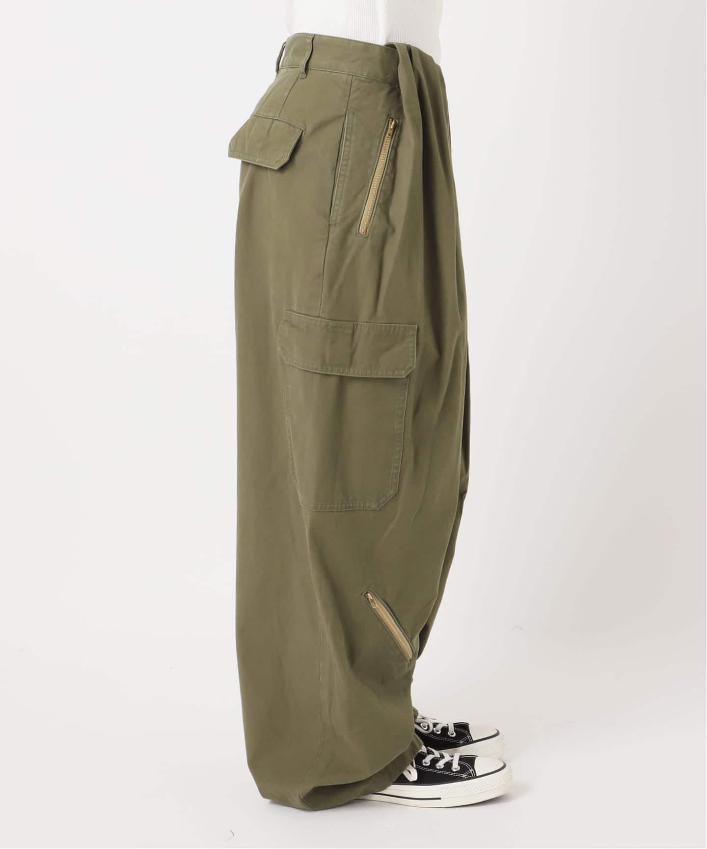 INSCRIRE /アンスクリア】Duck Cargo Pants：カーゴパンツ（カーゴ