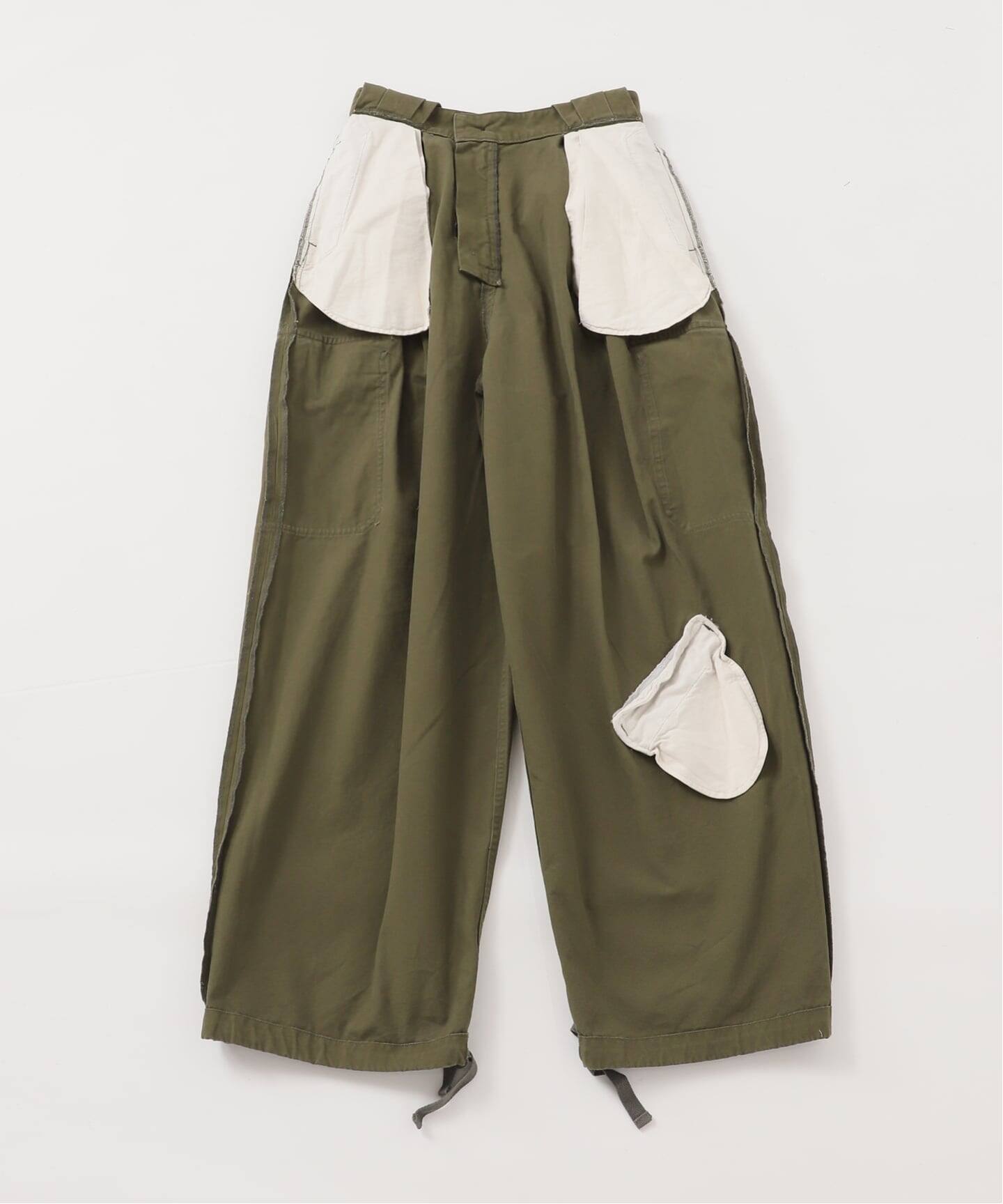 INSCRIRE /アンスクリア】Duck Cargo Pants：カーゴパンツ（カーゴ