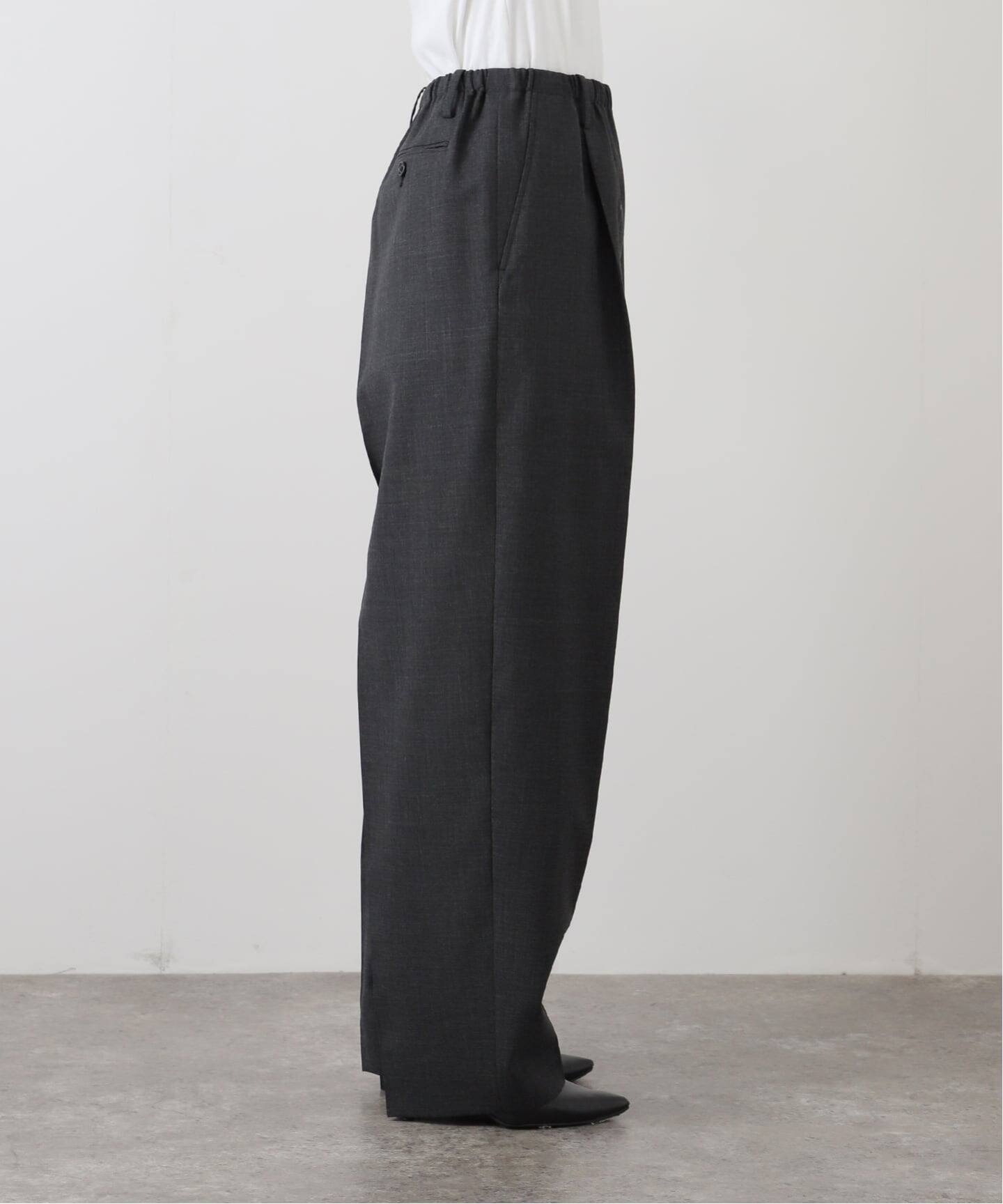 INSCRIRE /アンスクリア】 Wool Relax Pants：パンツ（スラックス