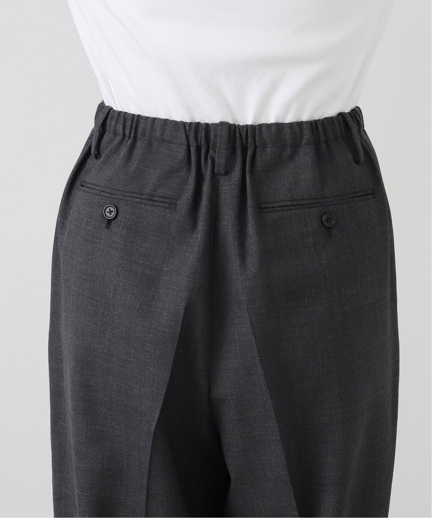 INSCRIRE /アンスクリア】 Wool Relax Pants：パンツ（スラックス