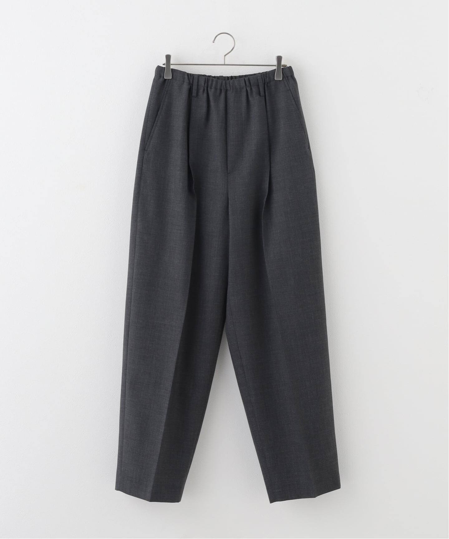 INSCRIRE /アンスクリア】 Wool Relax Pants：パンツ（スラックス