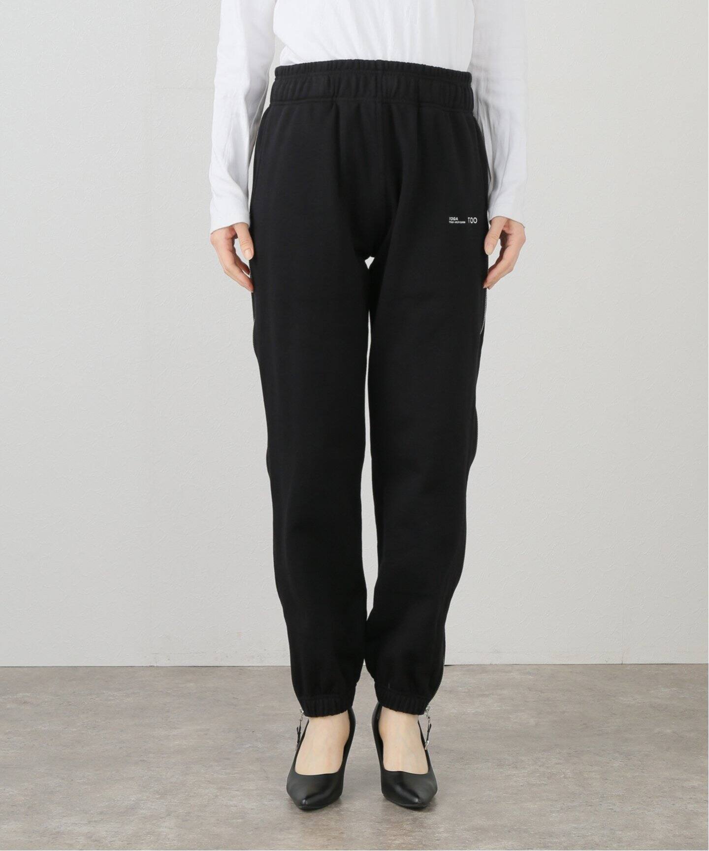 TOGA TOO/トーガトゥ】Zip sweat pants：スウェットパンツ（スウェット 