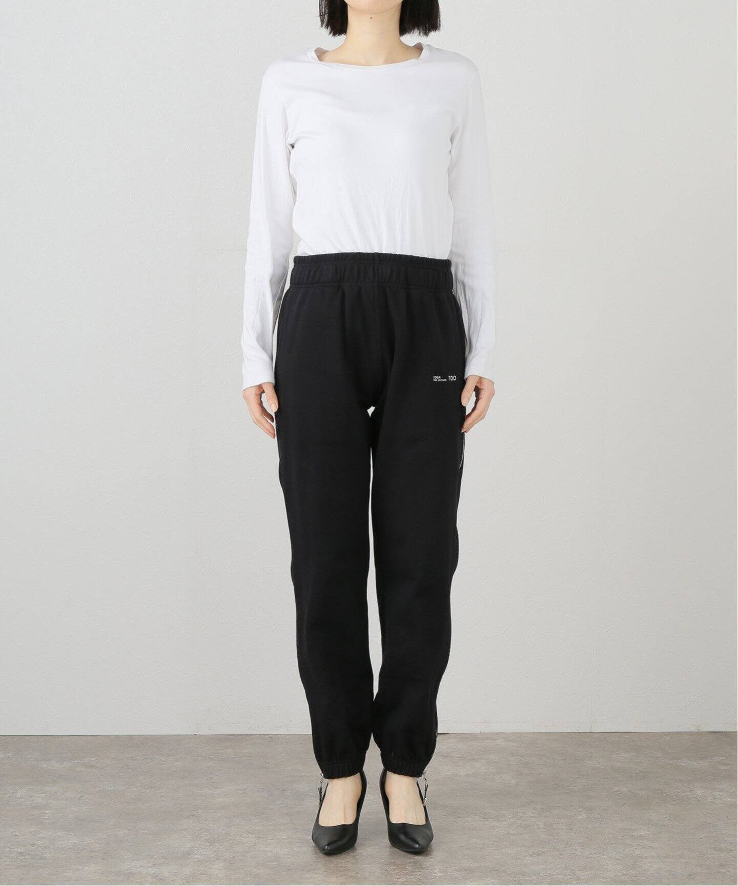 TOGA TOO/トーガトゥ】Zip sweat pants：スウェットパンツ（スウェット 