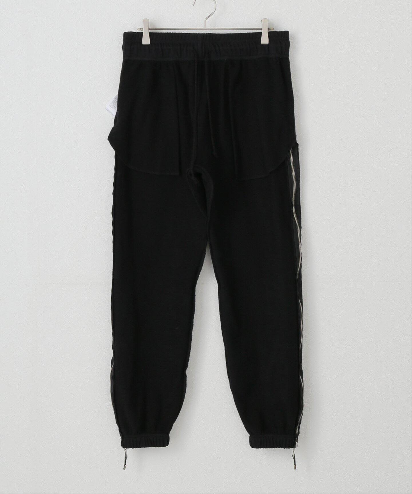 TOGA TOO/トーガトゥ】Zip sweat pants：スウェットパンツ（スウェット 