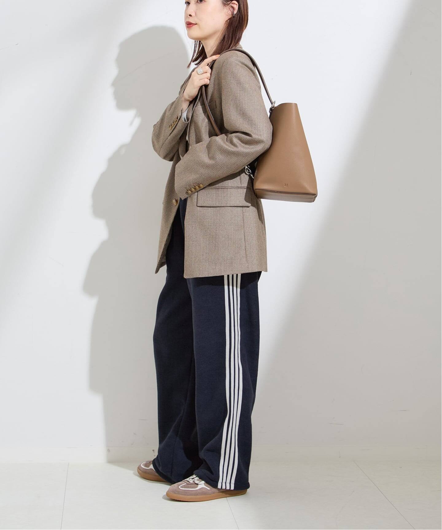 INSCRIRE /アンスクリア】Fleece Loose Fit Track Pants:パンツ