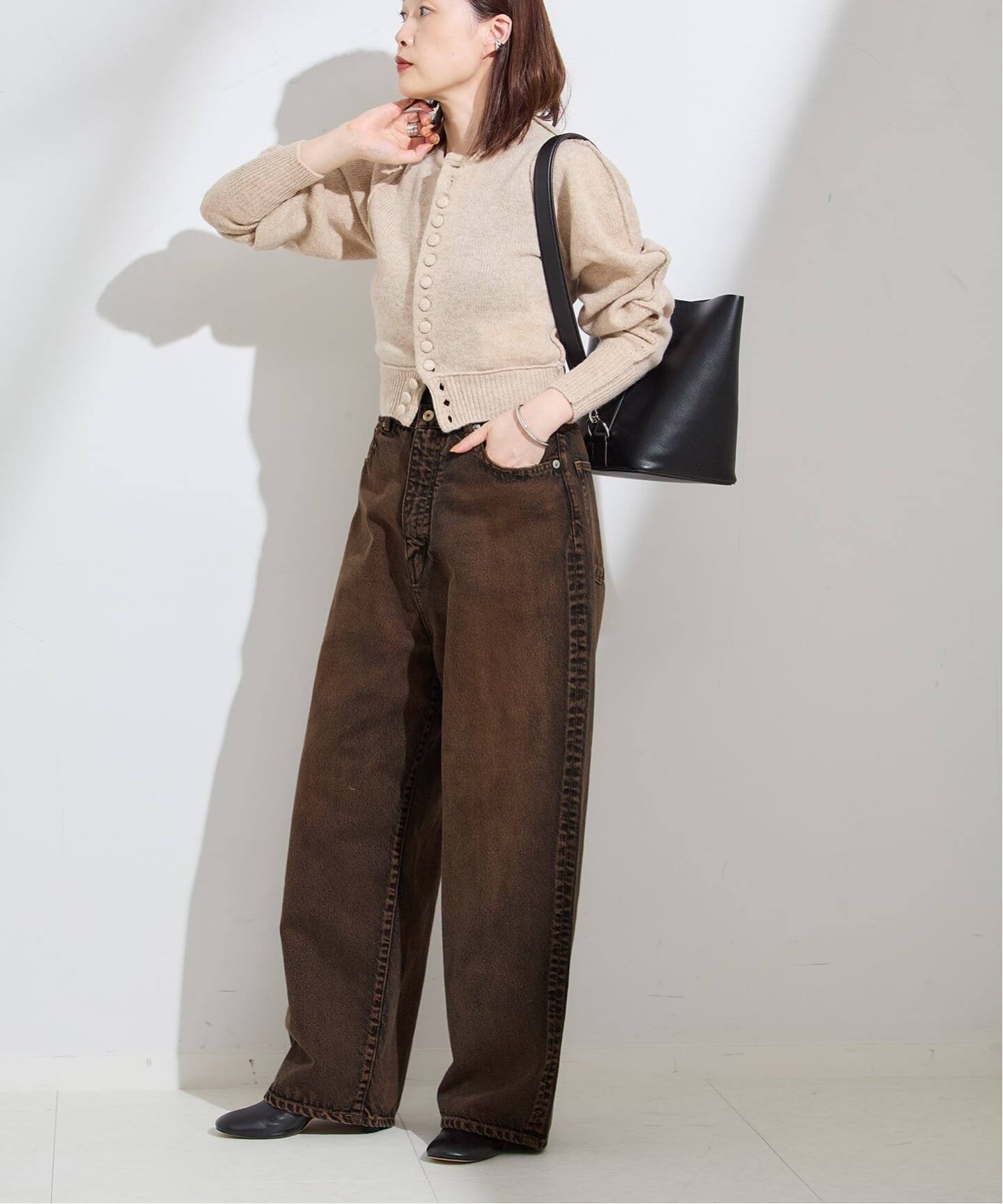INSCRIRE /アンスクリア】Baggy 5 Pocket：パンツ（その他パンツ
