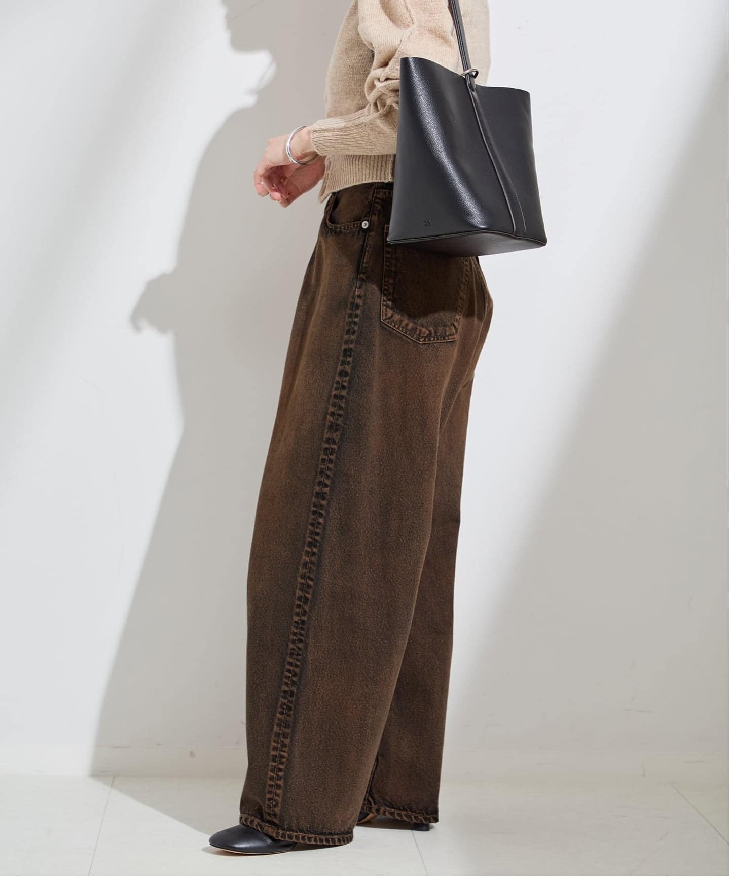 INSCRIRE /アンスクリア】Baggy 5 Pocket：パンツ（その他パンツ