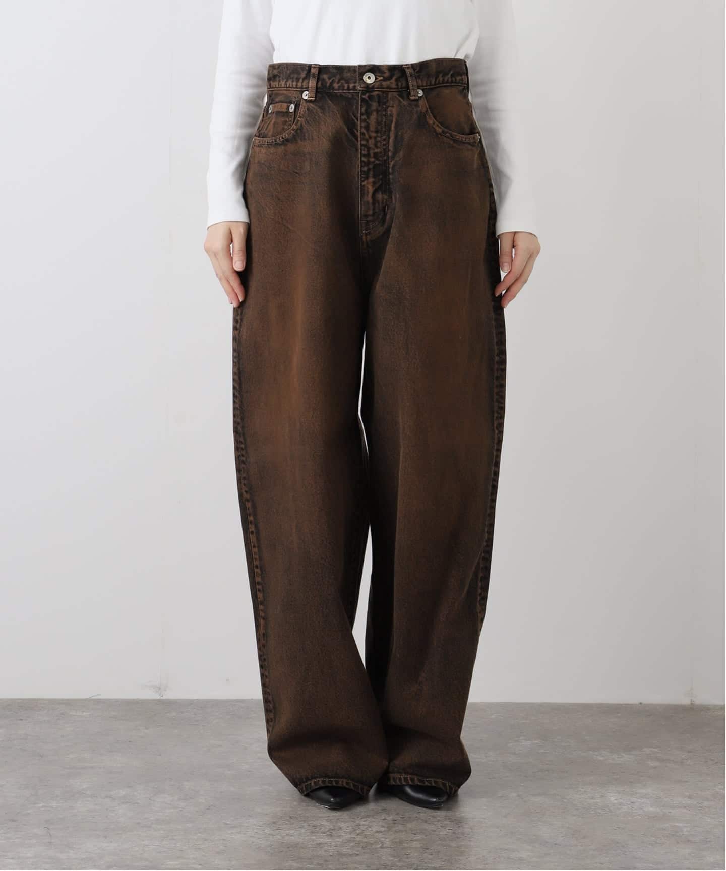 アンスクリアLEE ジャーナルスタンダード ワイドパンツ／タグ付き アンスクリアLEE ジャーナルスタンダード ワイドパンツ／タグ付き