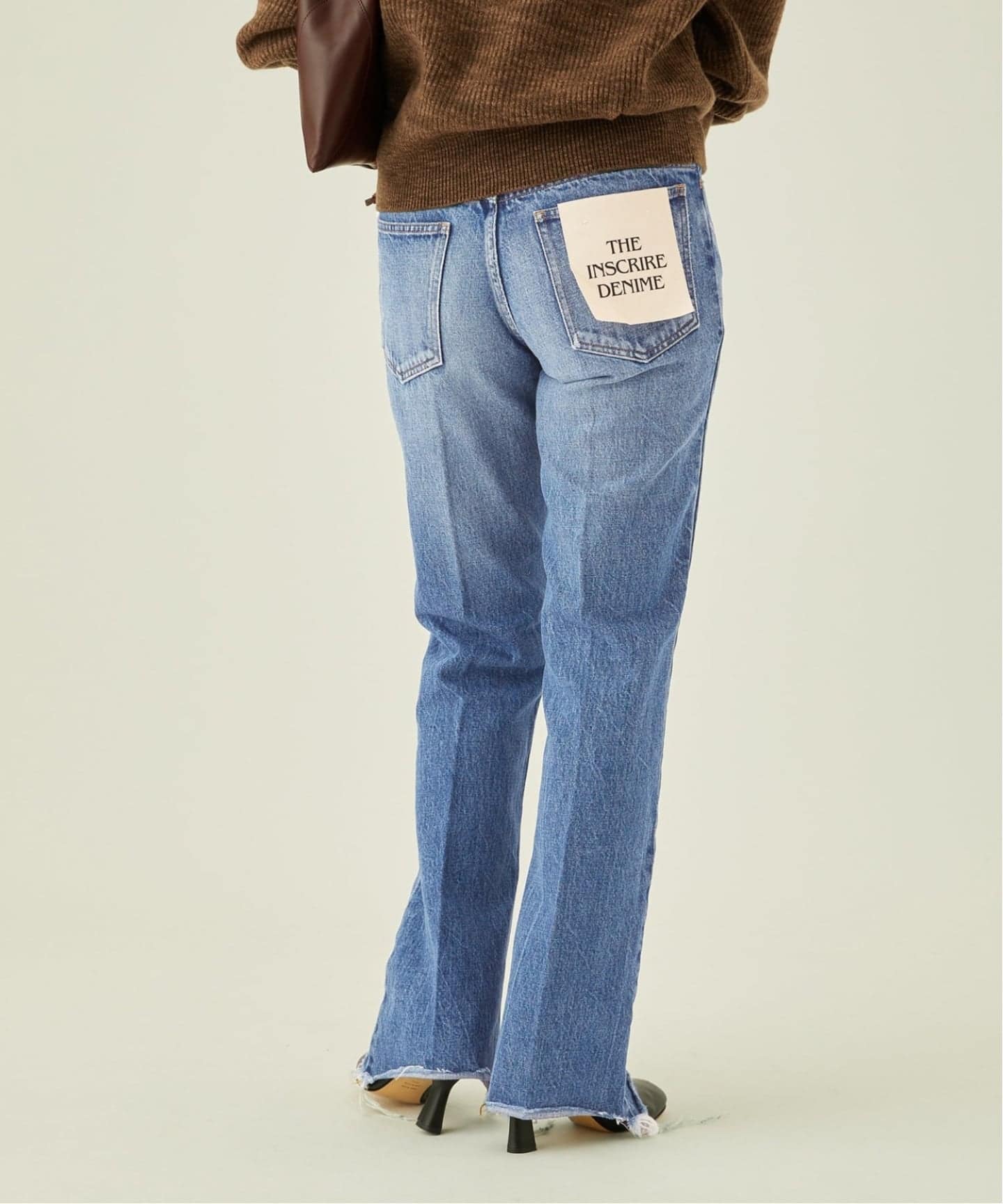 追加》【INSCRIRE /アンスクリア】002 Flare Denim：デニム