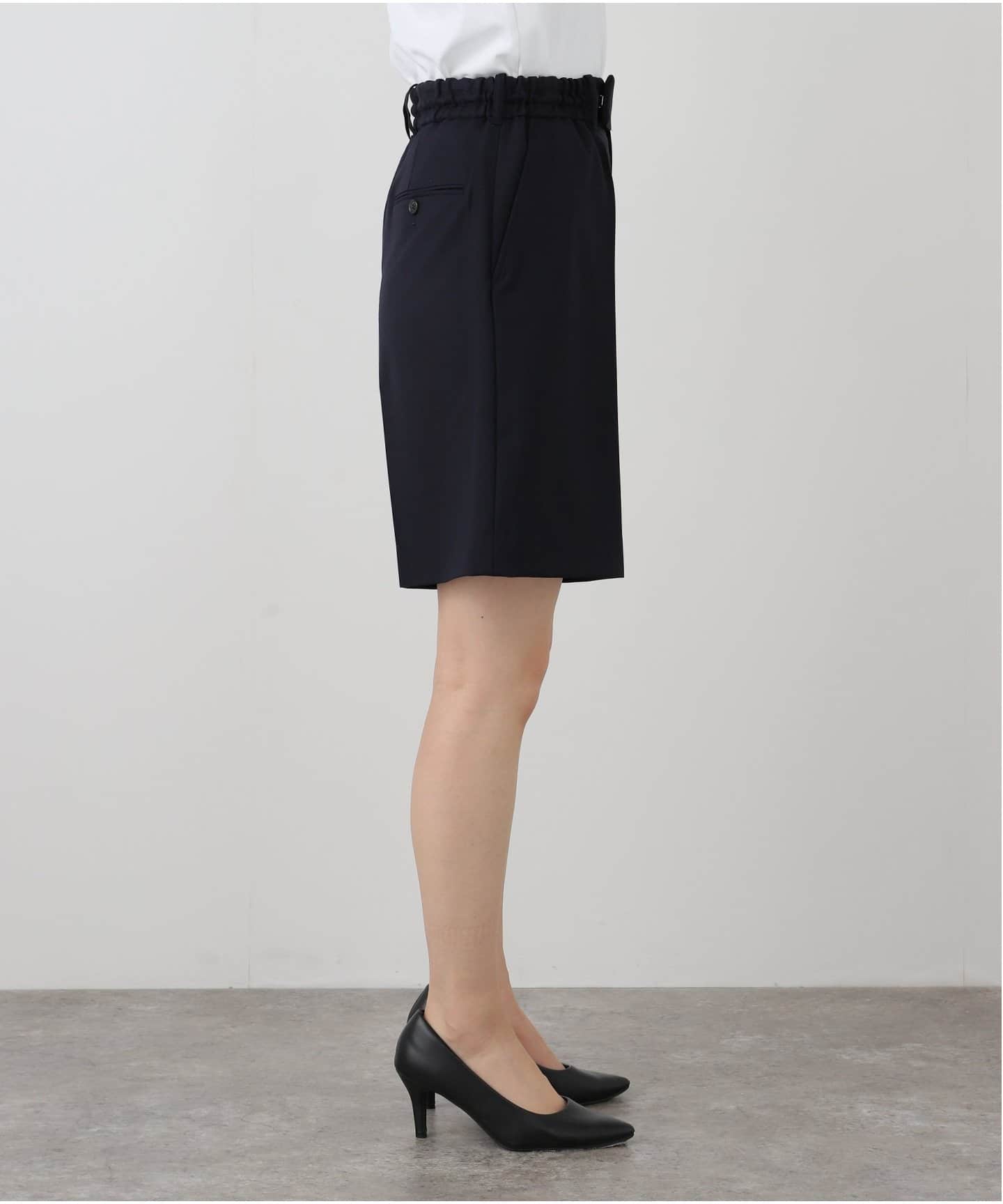 INSCRIRE /アンスクリア】Wool Easy Shorts：ショートパンツ