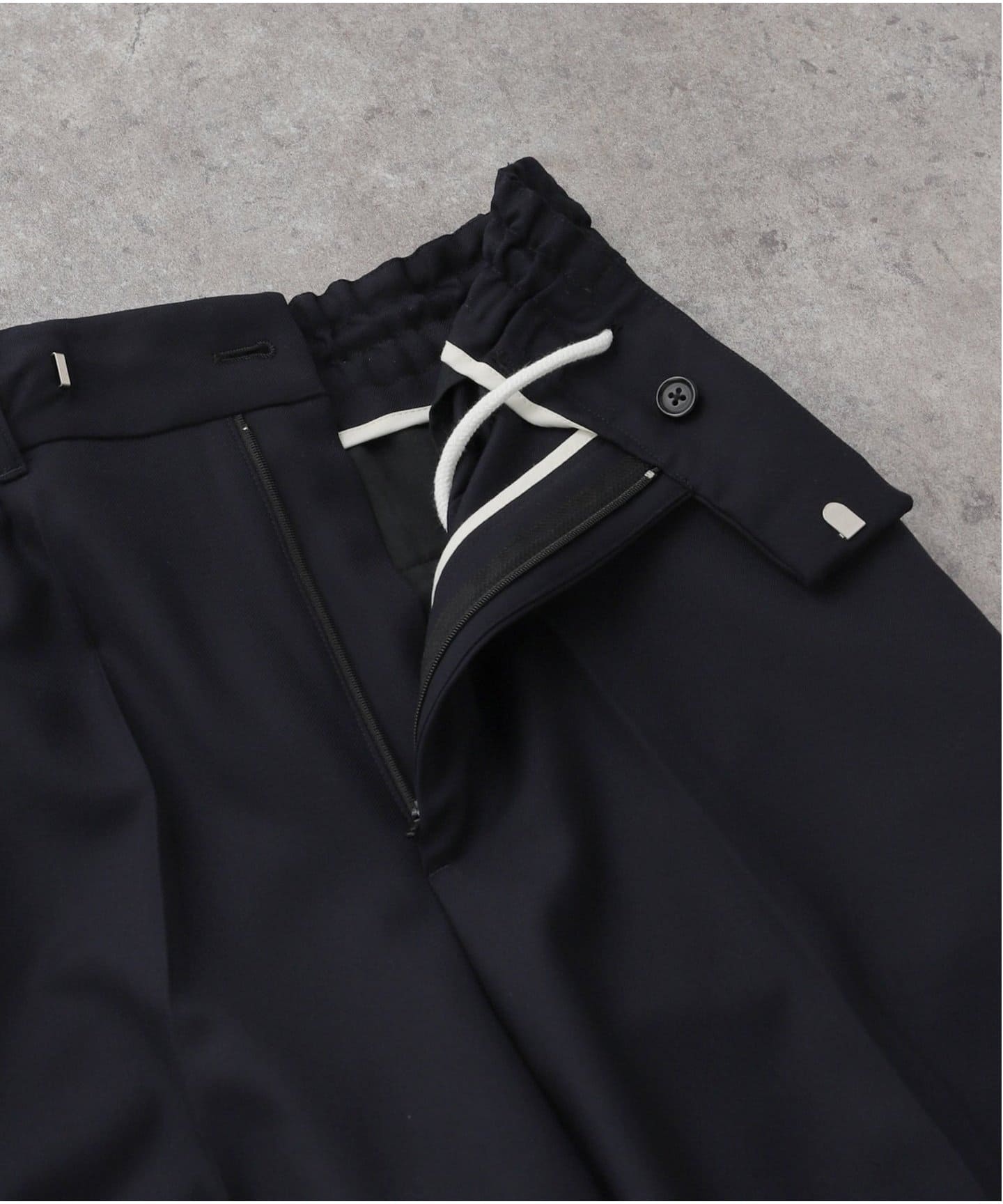 INSCRIRE /アンスクリア】Wool Easy Shorts：ショートパンツ