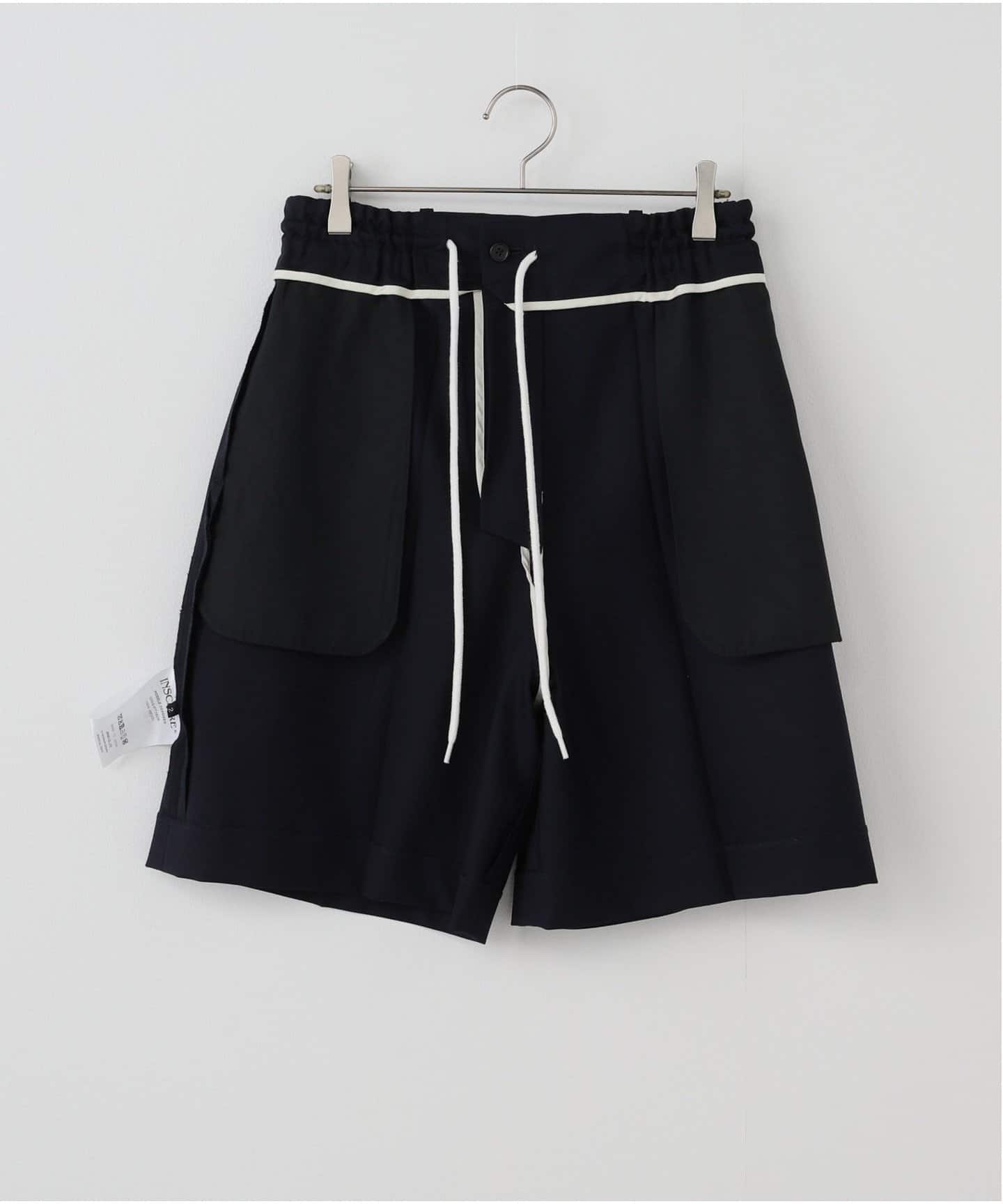 INSCRIRE /アンスクリア】Wool Easy Shorts：ショートパンツ