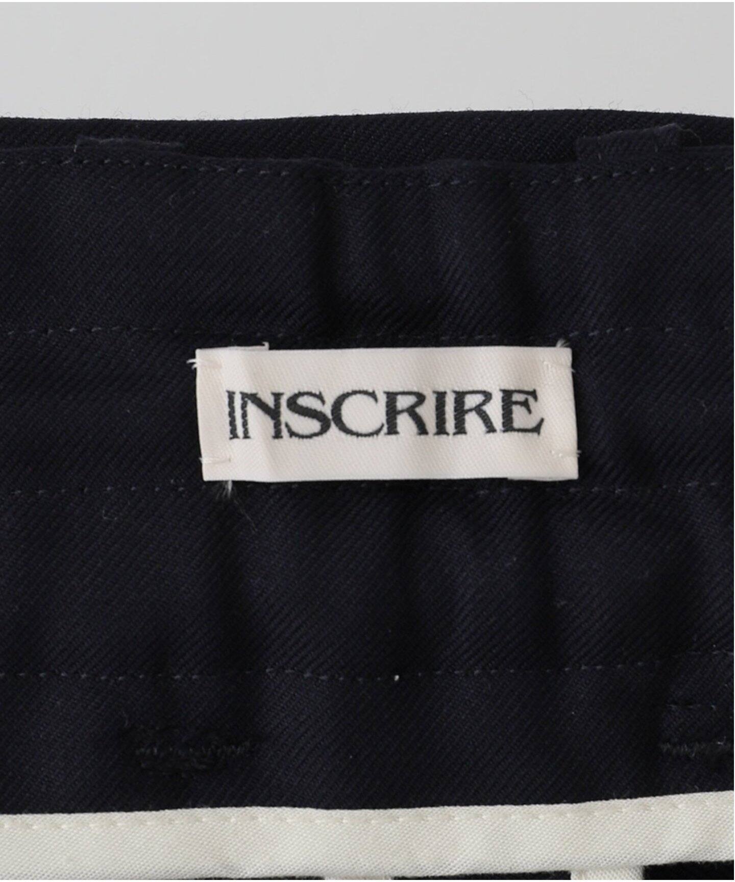 INSCRIRE /アンスクリア】Wool Easy Shorts：ショートパンツ（ショート