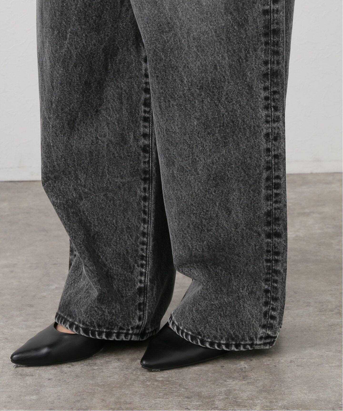 INSCRIRE /アンスクリア】Color Denim Balloon Pants：デニム