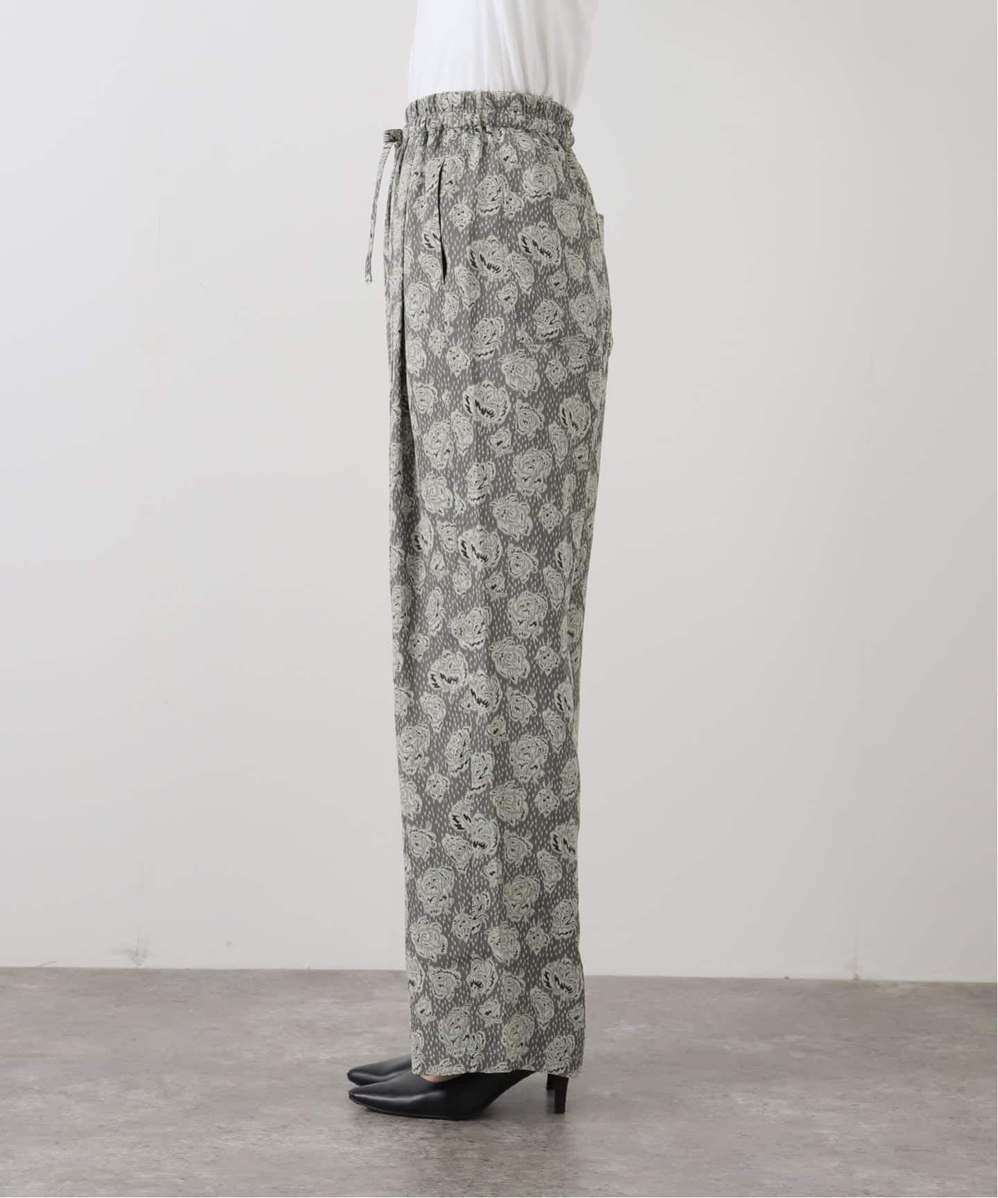 パンツ FUMIETANAKA flower flocky pants FUMIETANAKA flower flocky pants | AAR