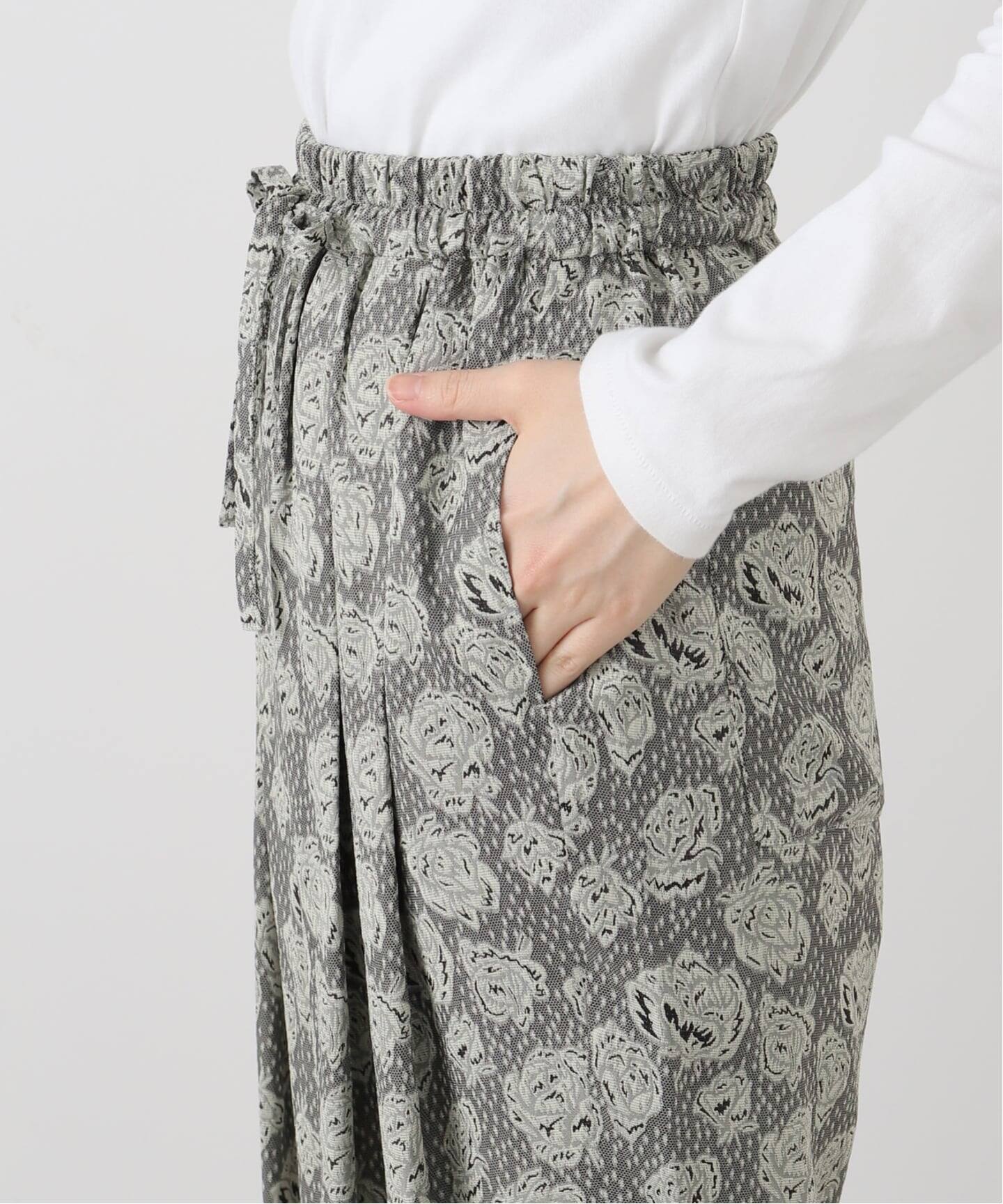 FUMIE TANAKA(フミエタナカ)】flower jq pa：パンツ（その他パンツ