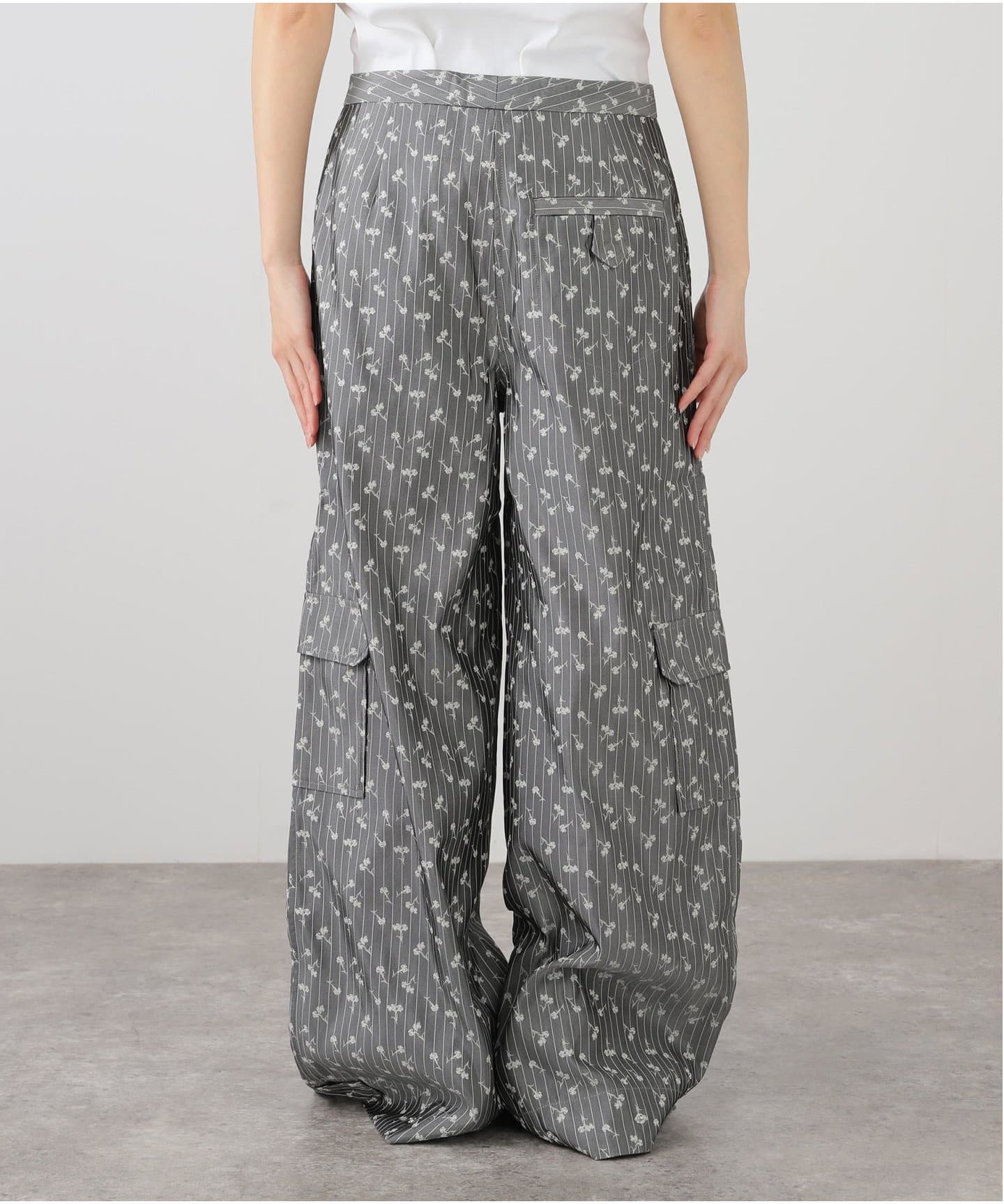 GANNI/ガニー】 Acetate Jacquard Cargo Pants：パンツ（カーゴ