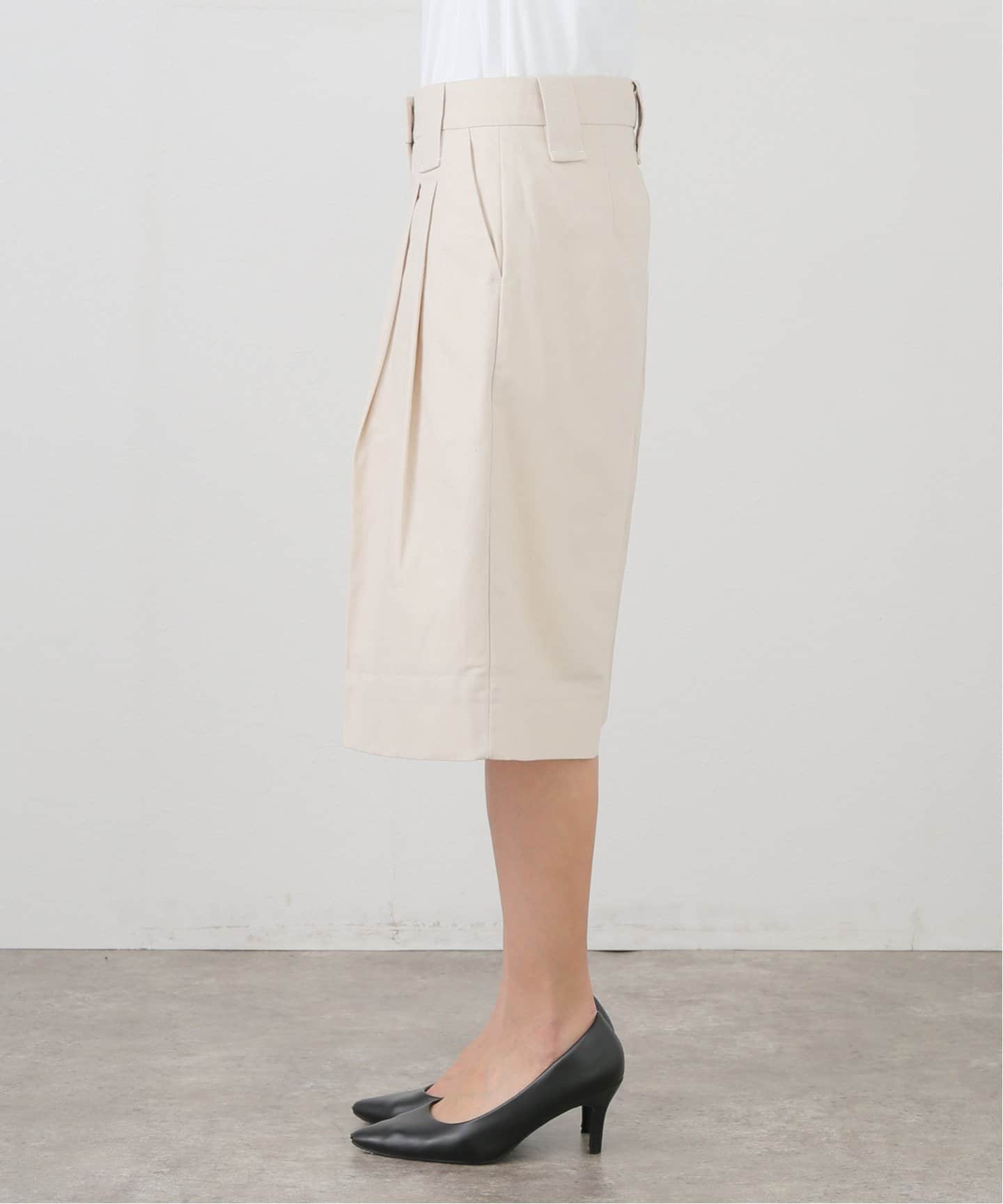 GANNI(ガニー)/ハーフパンツ GANNI/ガニー】Cotton Poplin Elasticated Shorts：ショート