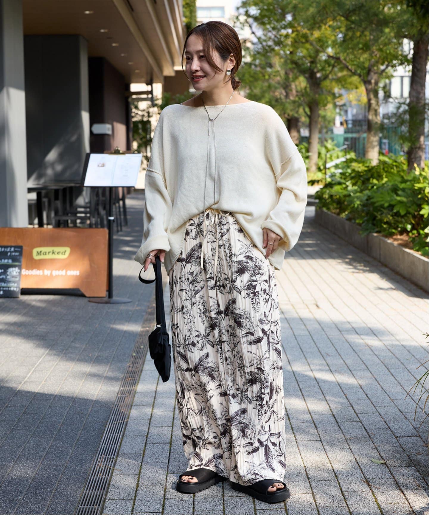 リーフ柄プリーツパンツ（その他パンツ）｜JOURNAL STANDARD