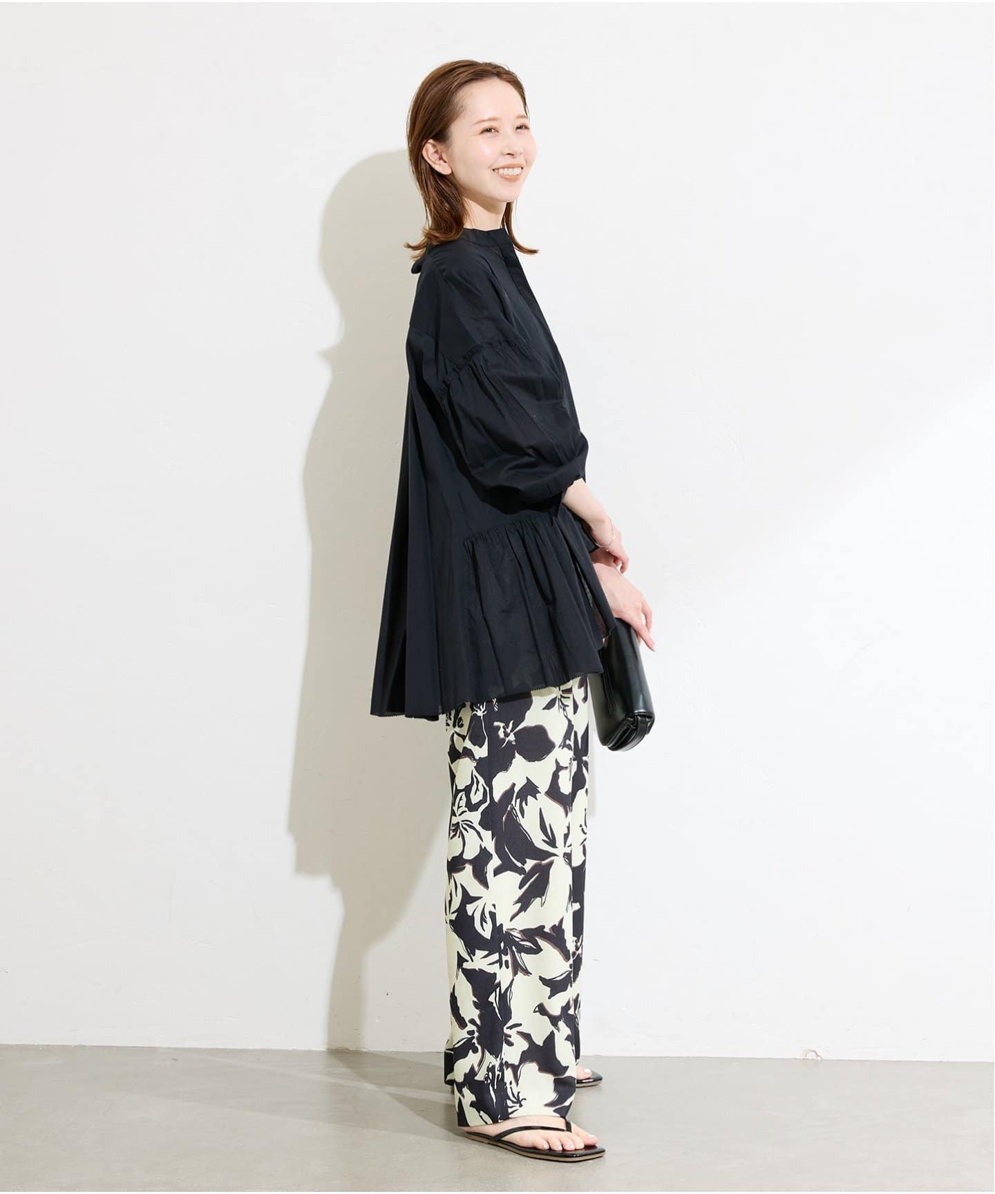 JOURNAL STANDARD フラワープリントパンツ JOURNAL STANDARD（ジャーナルスタンダード）の「リーフフラワー