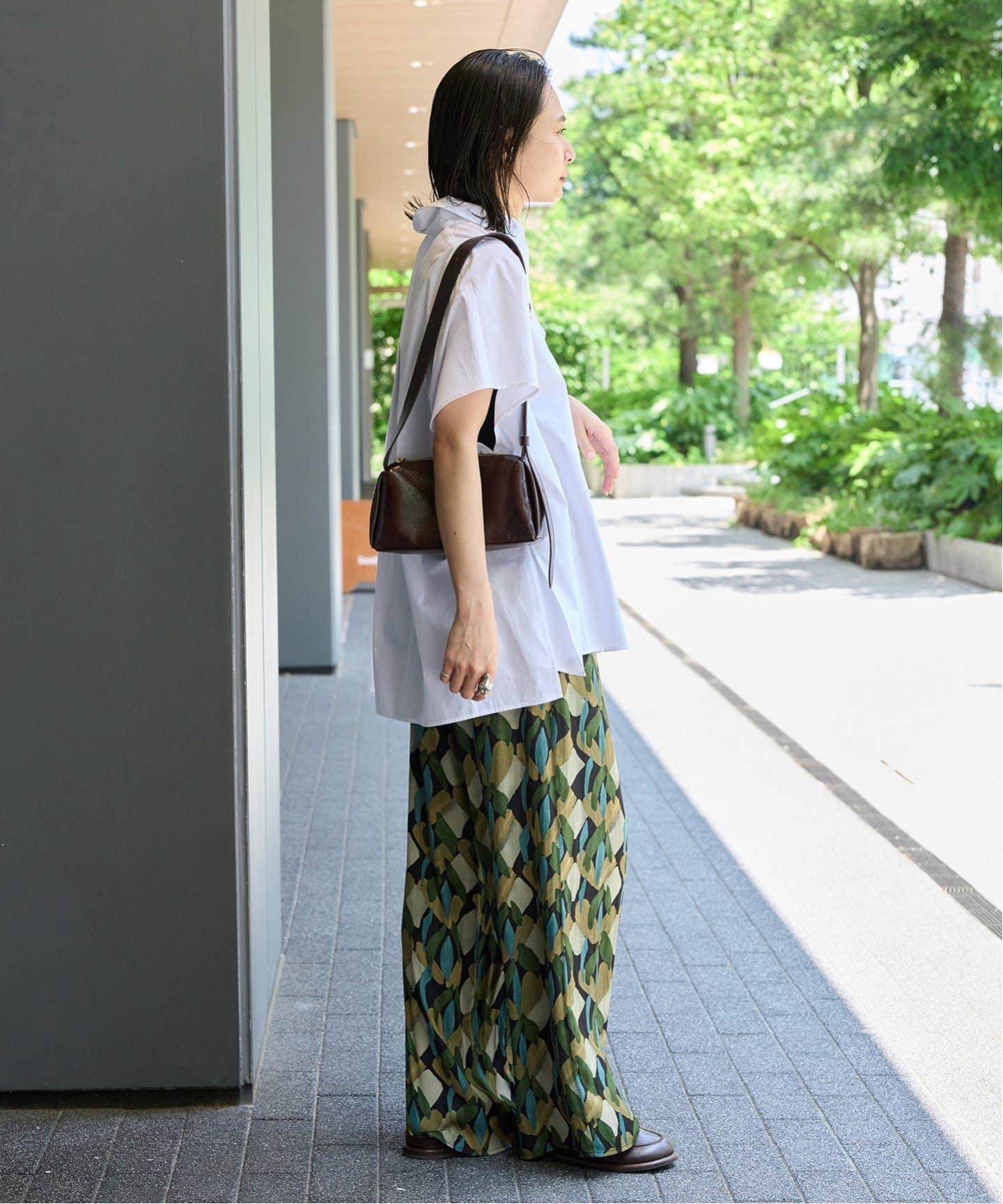 ブラッシュペイントプリントパンツ JOURNAL STANDARD パンツ ブラッシュペイントプリントパンツ