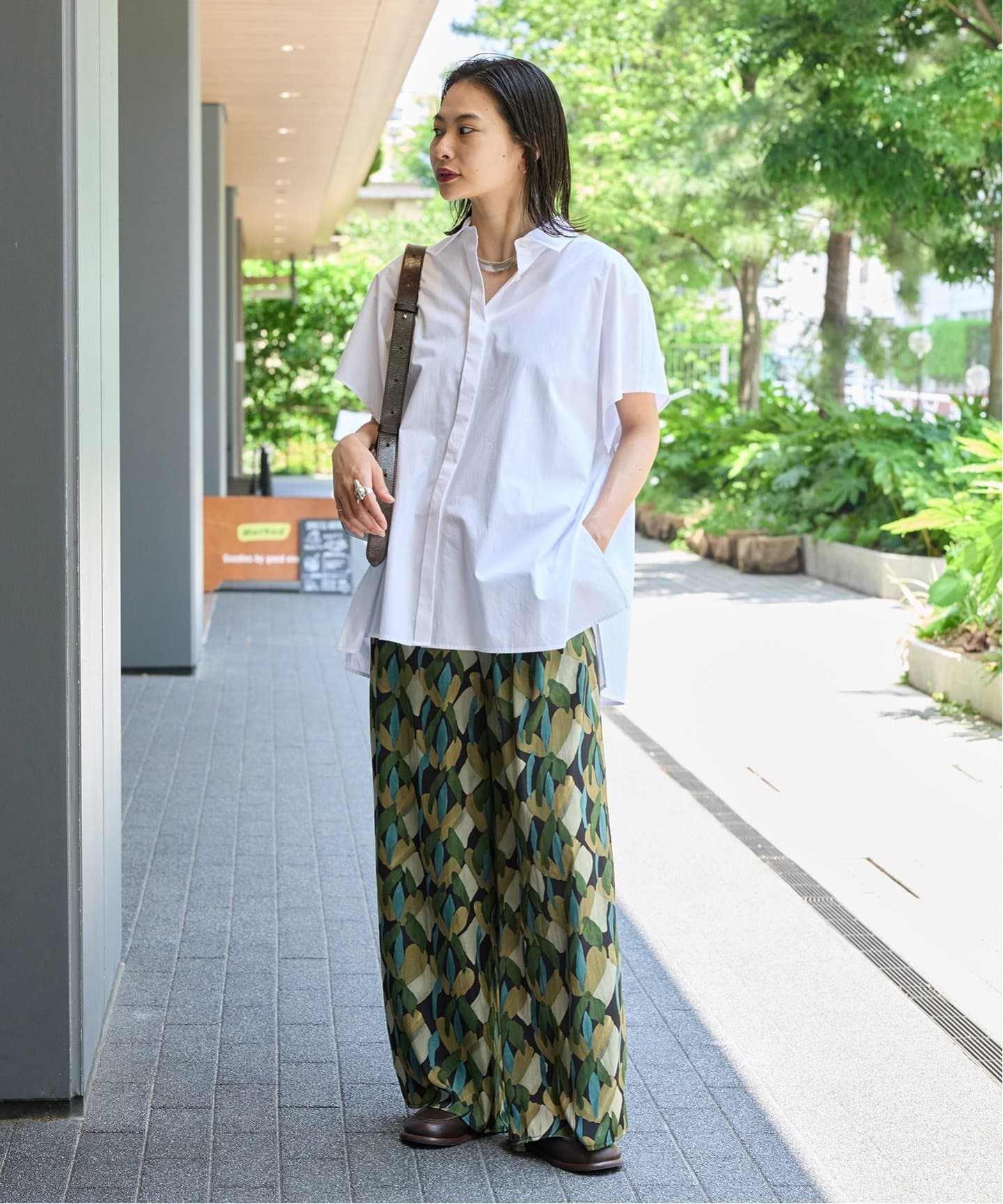 ブラッシュペイントプリントパンツ（その他パンツ）｜JOURNAL