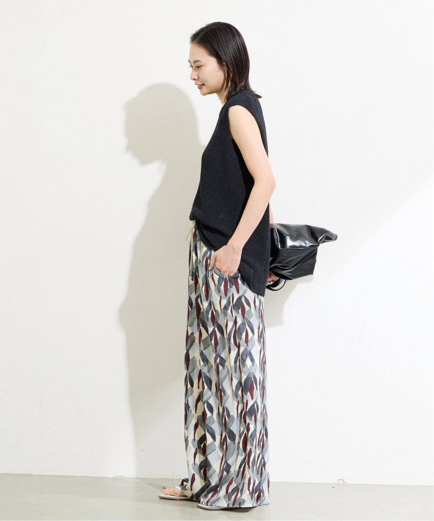 ブラッシュペイントプリントパンツ JOURNAL STANDARD パンツ ブラッシュペイントプリントパンツ