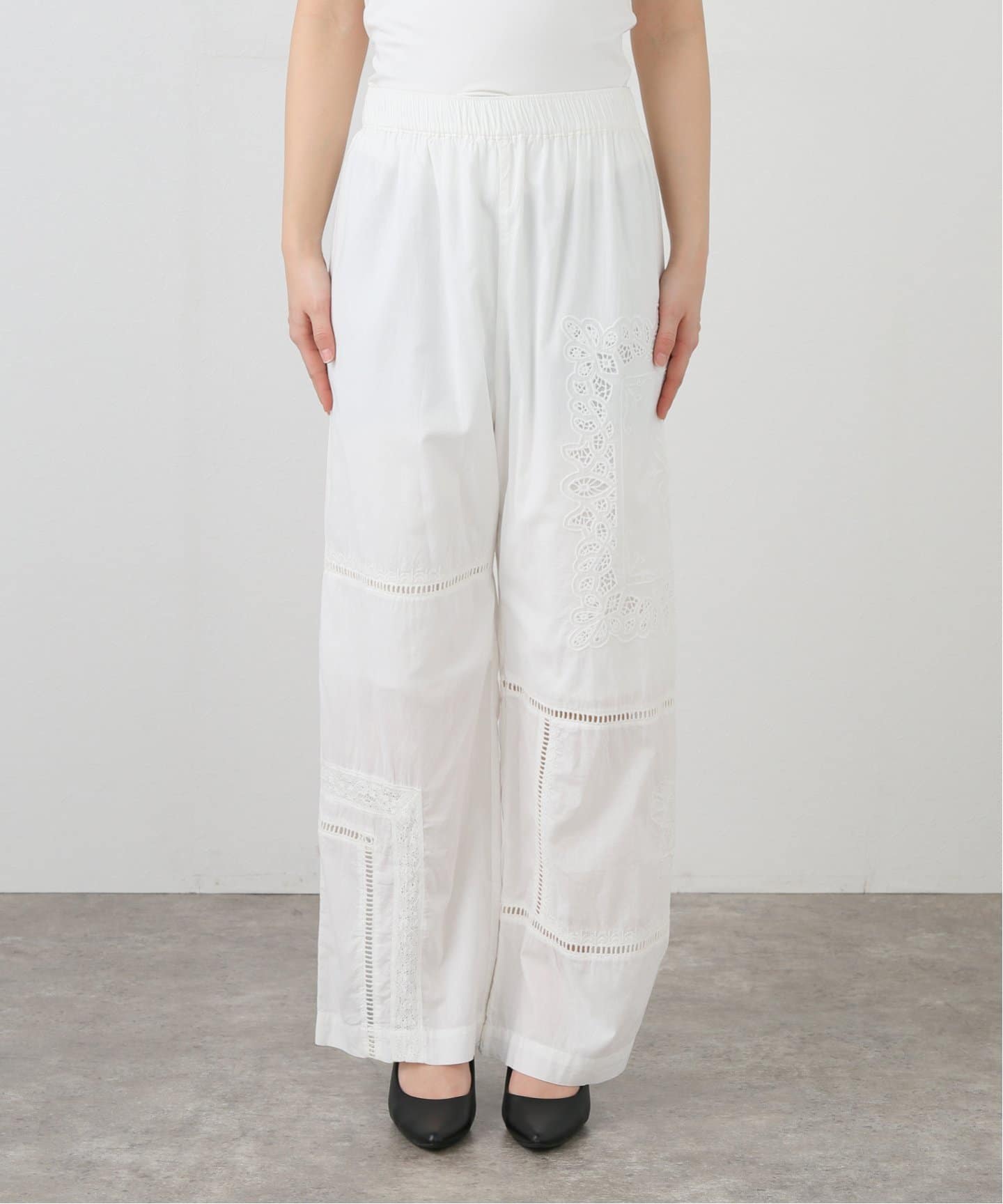 エンブロイダリーパッチワークパンツ TODAYFUL トゥデイフル ボトムス Embroidery Patchwork Trousers