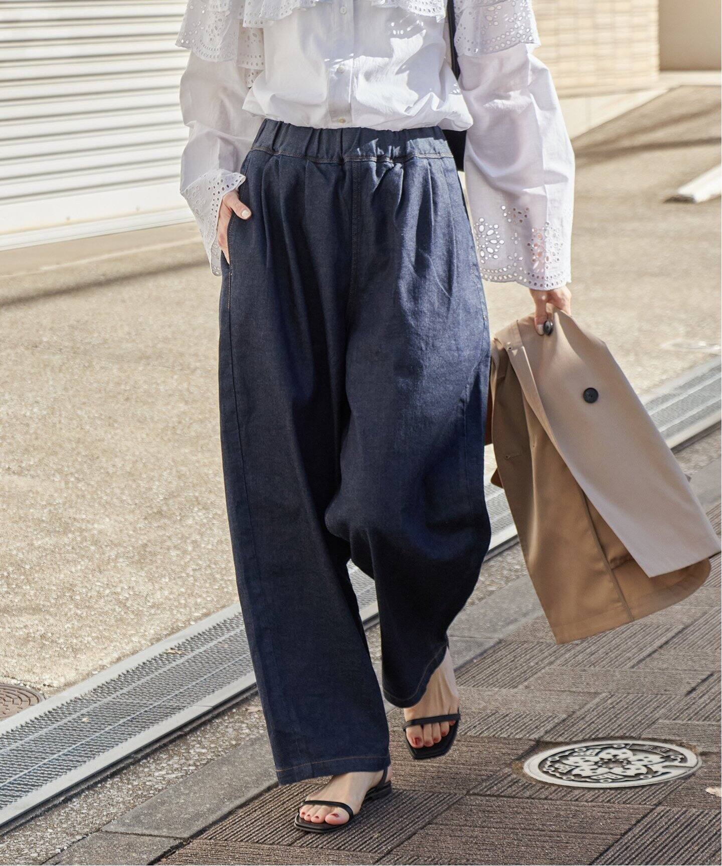 【新品】ジャーナルスタンダード　リラックススタンダードデニム　ブラック　36 SUVIN Relax DENIM（デニムパンツ・ジーンズ）｜JOURNAL