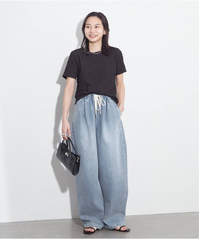 WEB限定追加2》【接触冷感】アイシーリラックスデニム（デニムパンツ 