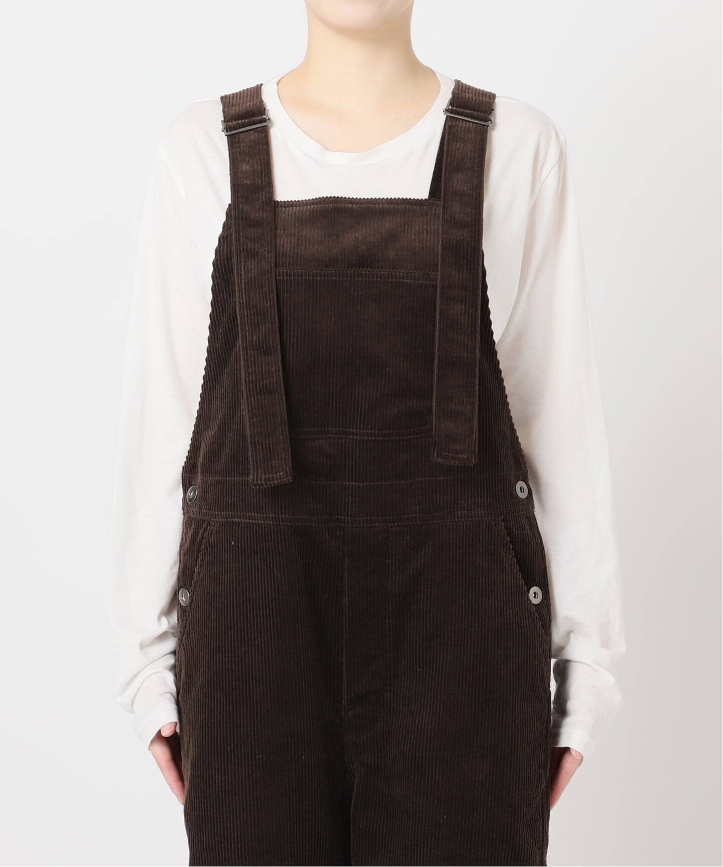 Corduroy ロングStrap サロペット（サロペット／オーバーオール